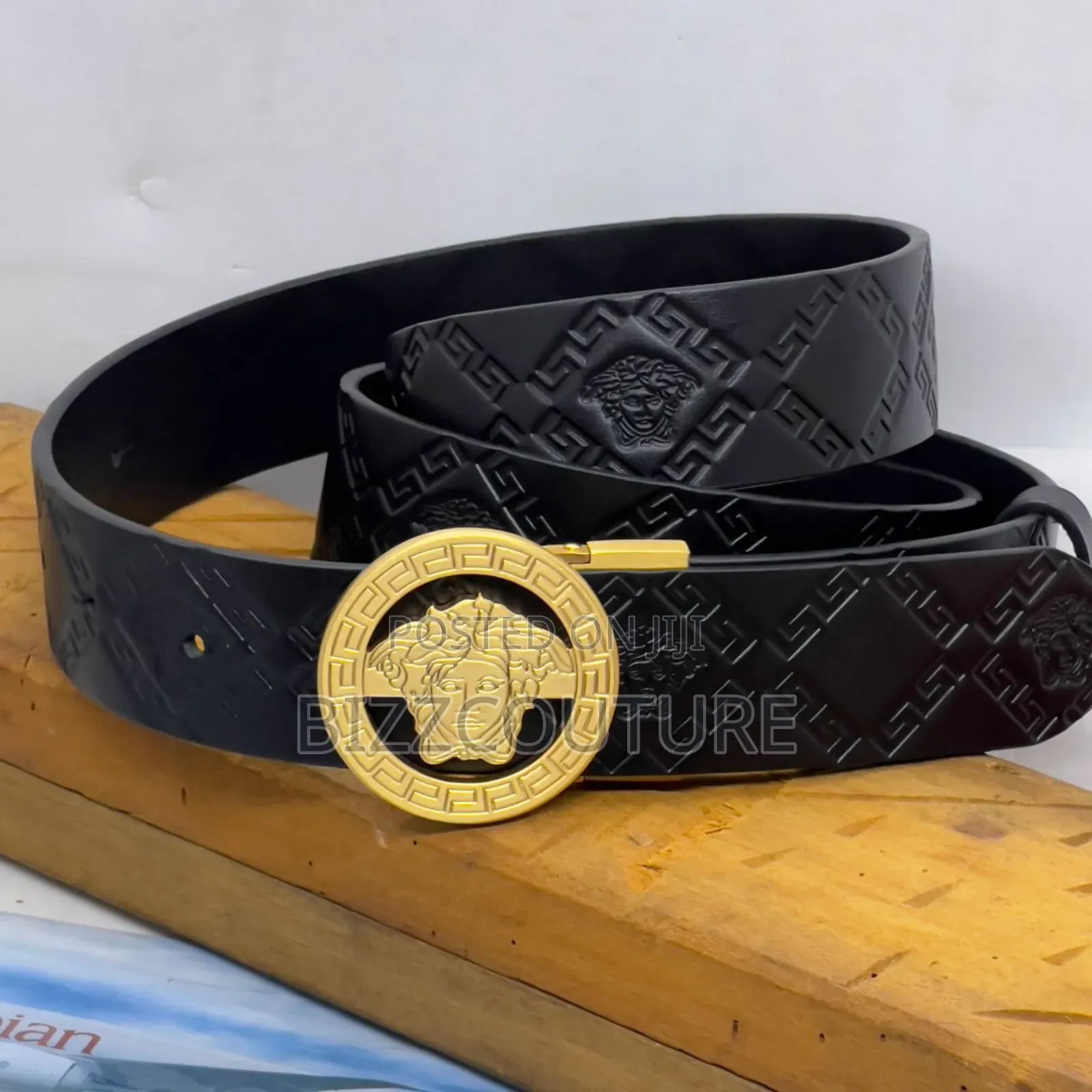 Original Versace 100 Leather Belts Available in Store