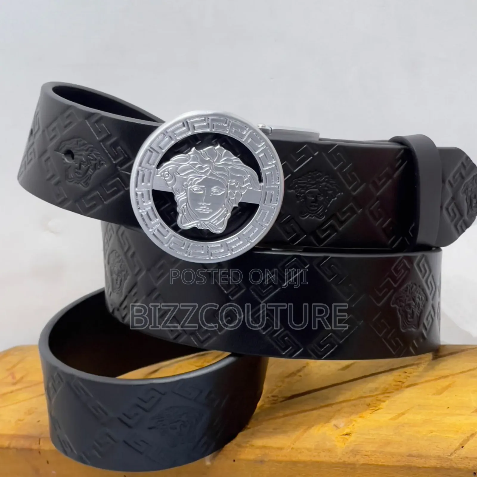Original Versace 100% Leather Belts Available in Store
