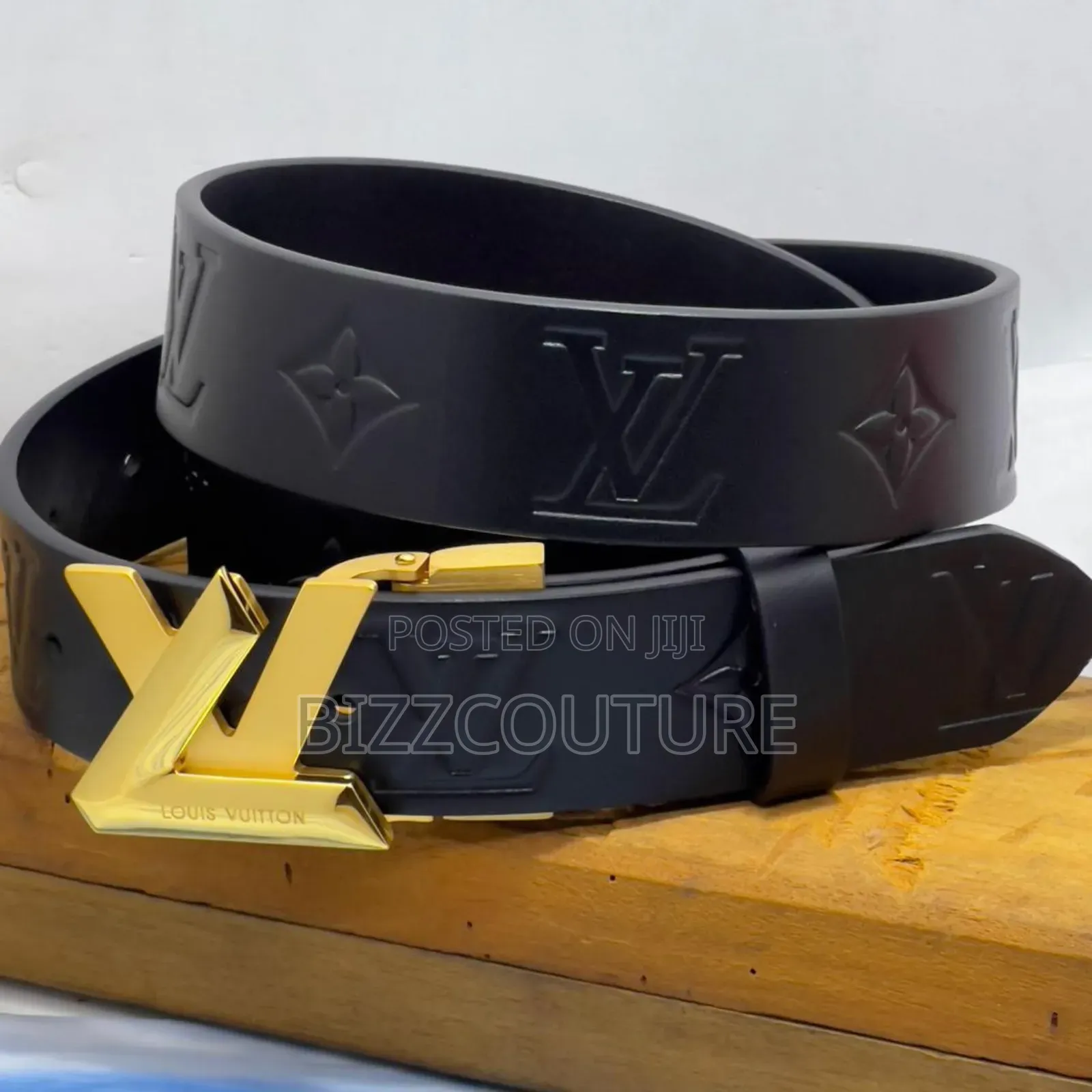 Original LOUIS VUITTON 100% Leather Belts Available in Store