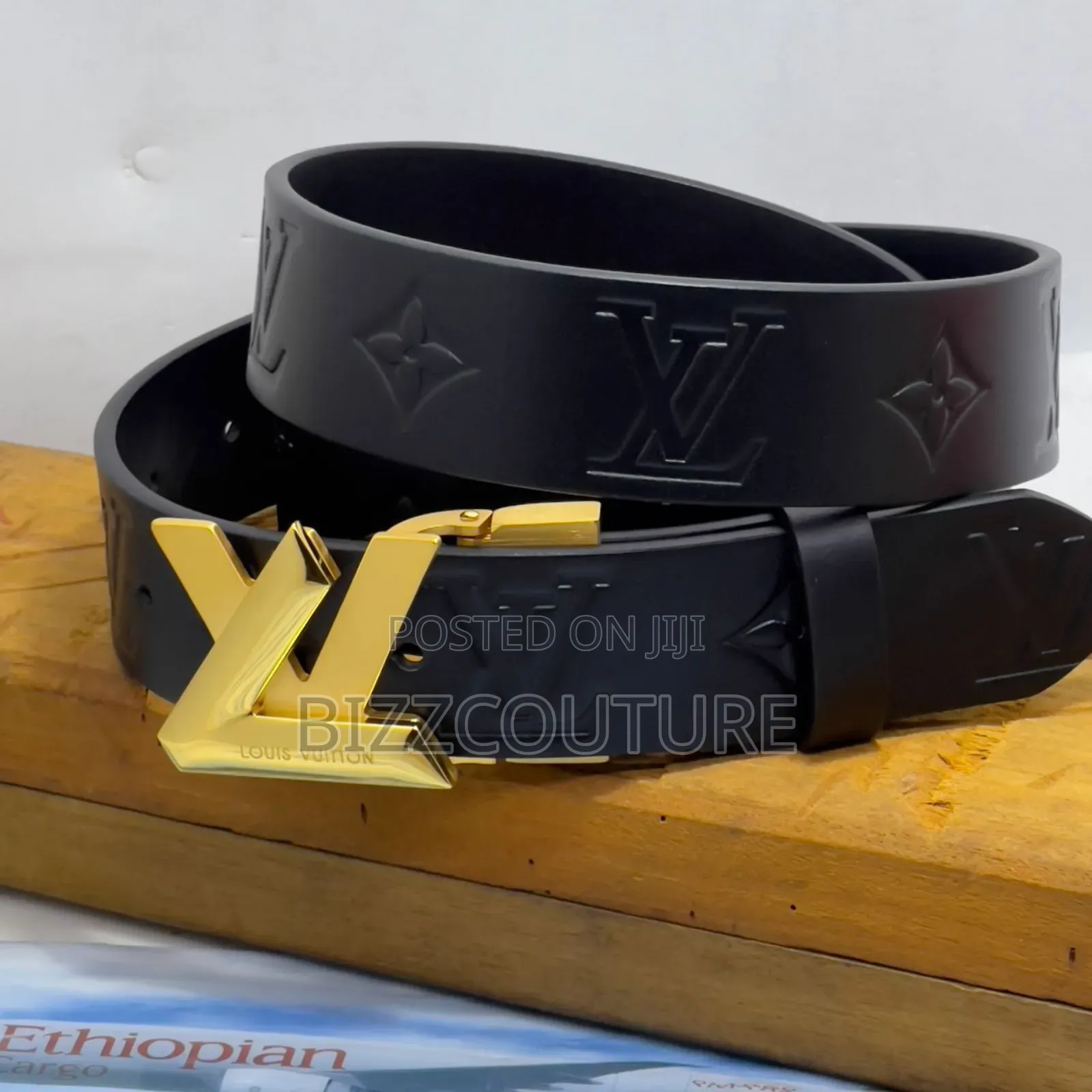 Original LOUIS VUITTON 100% Leather Belts Available in Store
