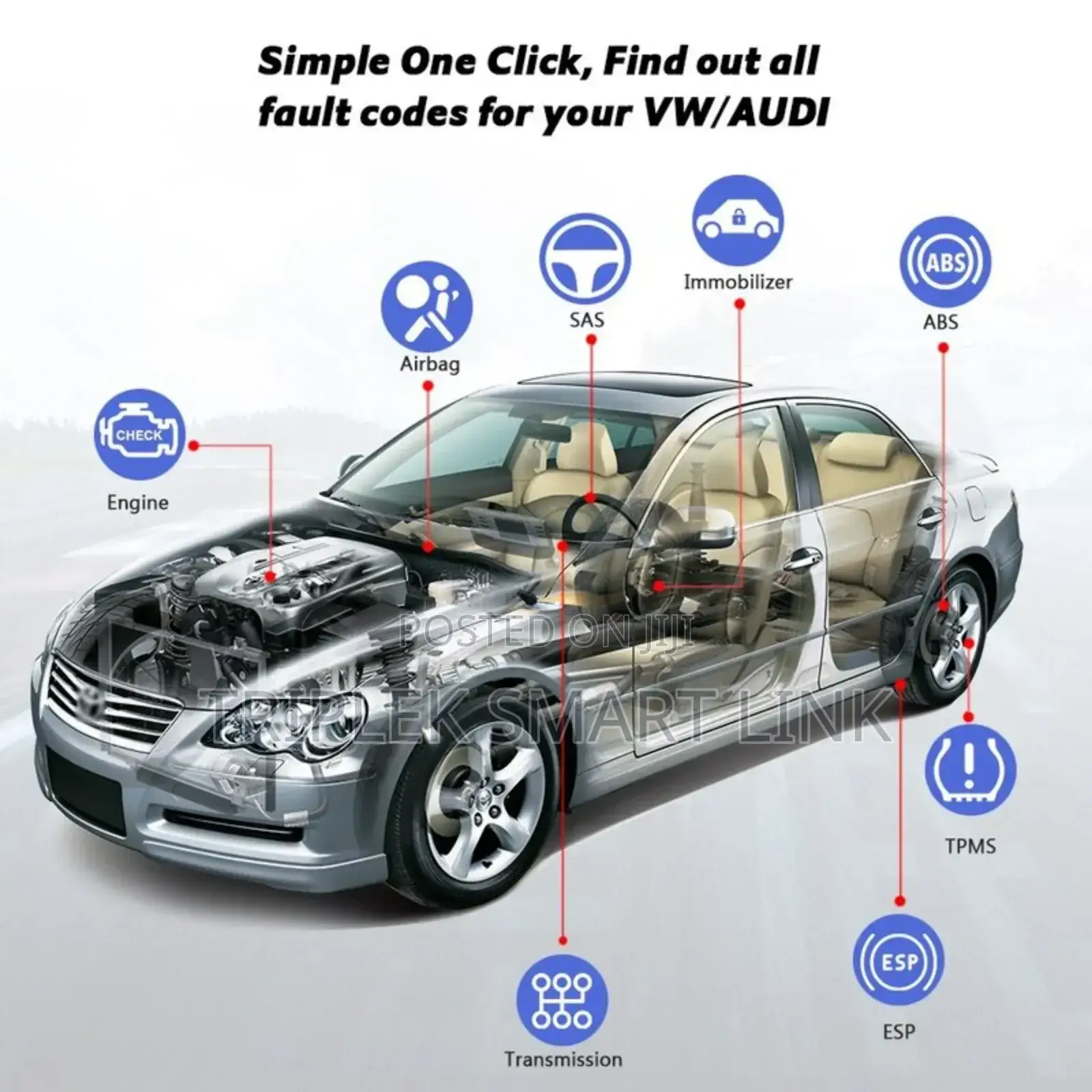 Konnwei KW450 OBD2 Car Diagnostic Scaner 4 VAG VW,Audi,Skoda