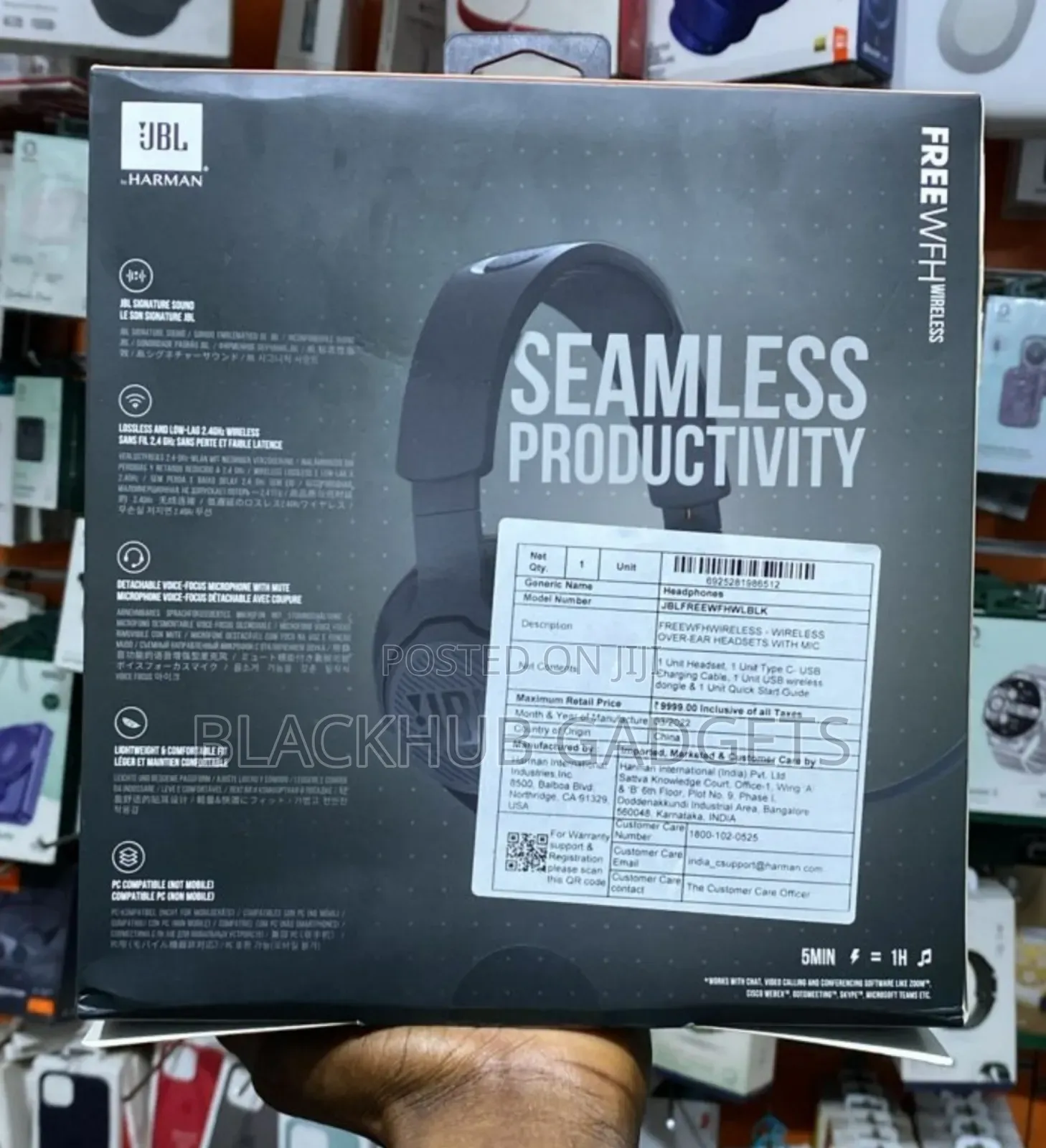 JBL Free WHF Wireless Headphones