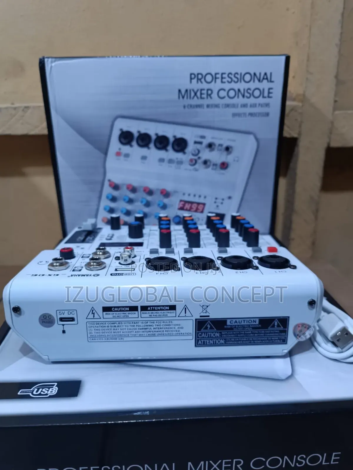 NXG 6-Channel Audio Mixer With 99 Sound Effects for PC,