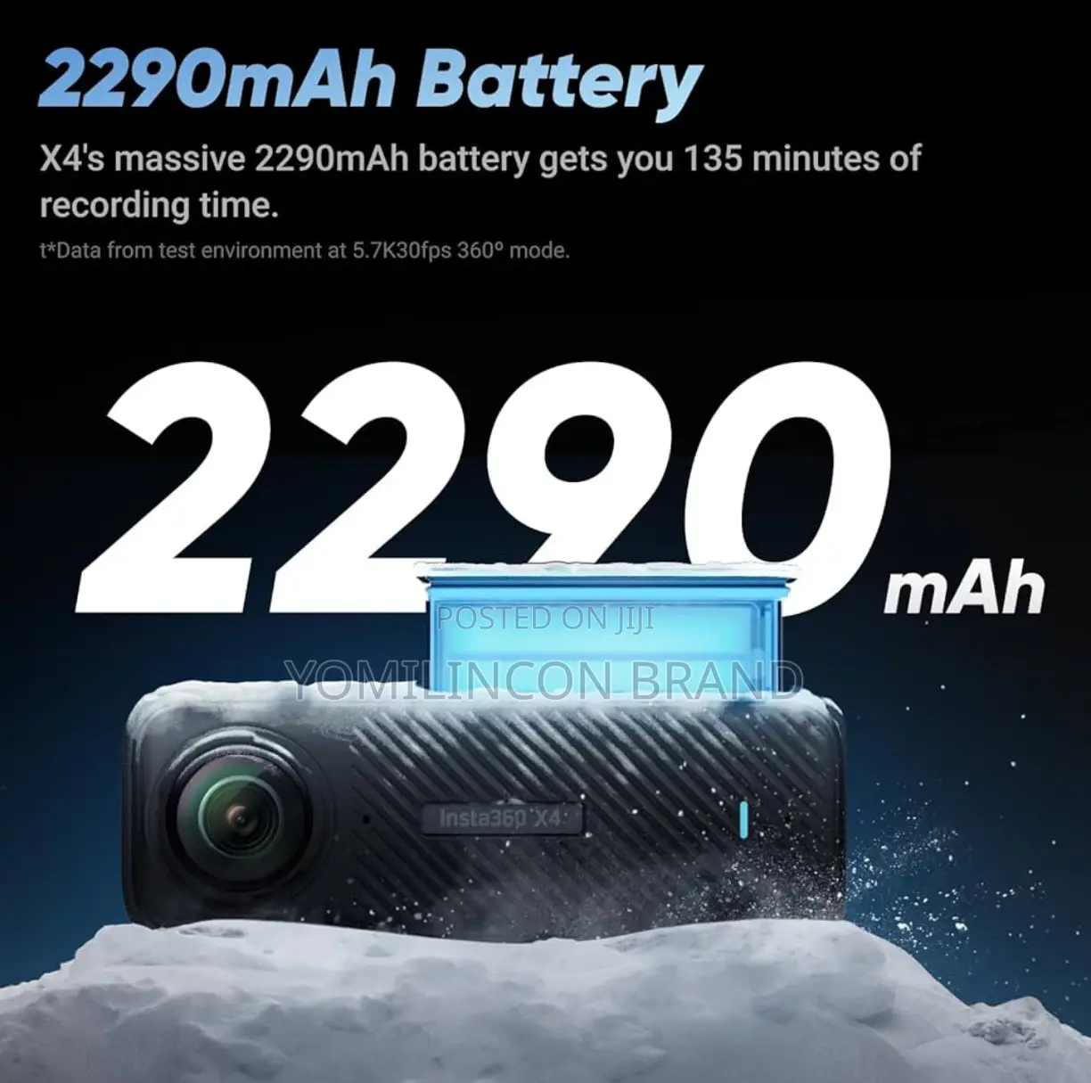 Insta360 X4 - Waterproof 360 Action Camera, Wide-Angle
