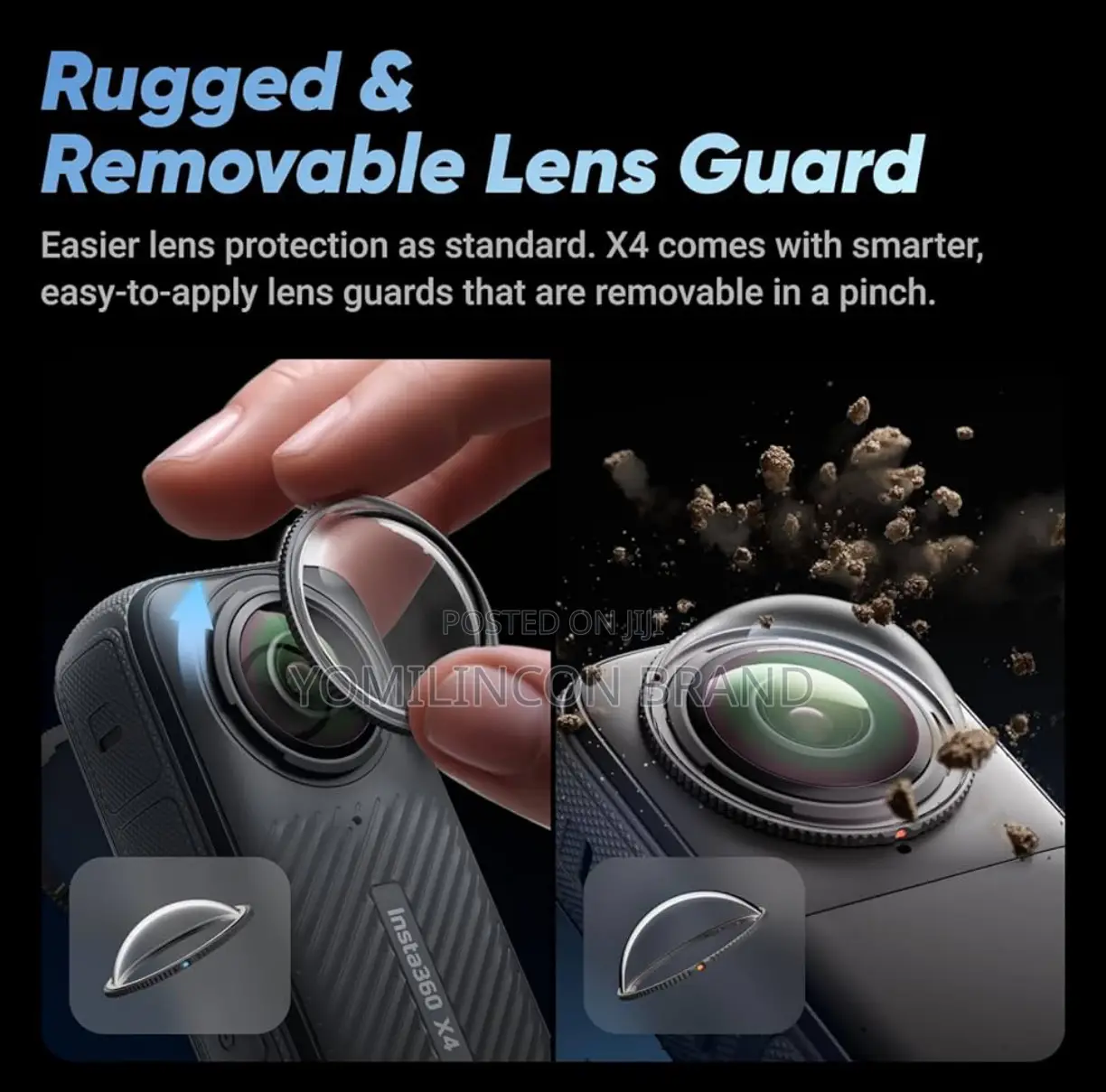 Insta360 X4 - Waterproof 360 Action Camera, Wide-Angle