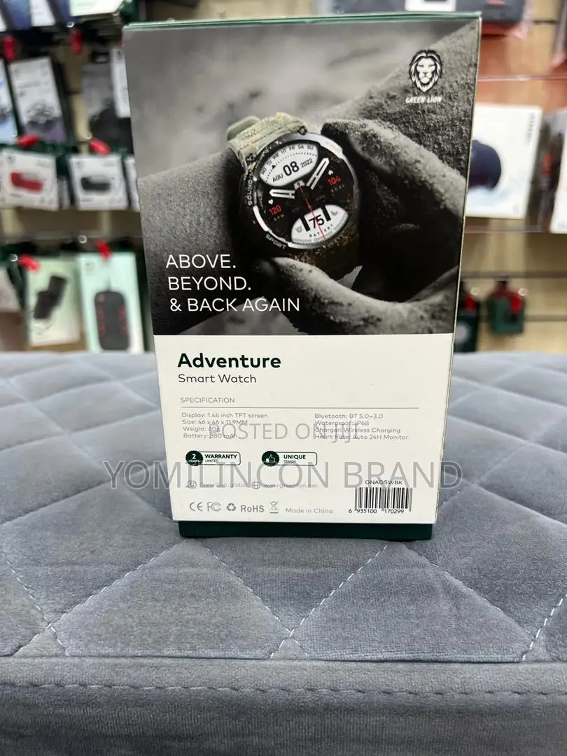Adventure Smart Watch by Green Lion, 10 Days Standby Time,