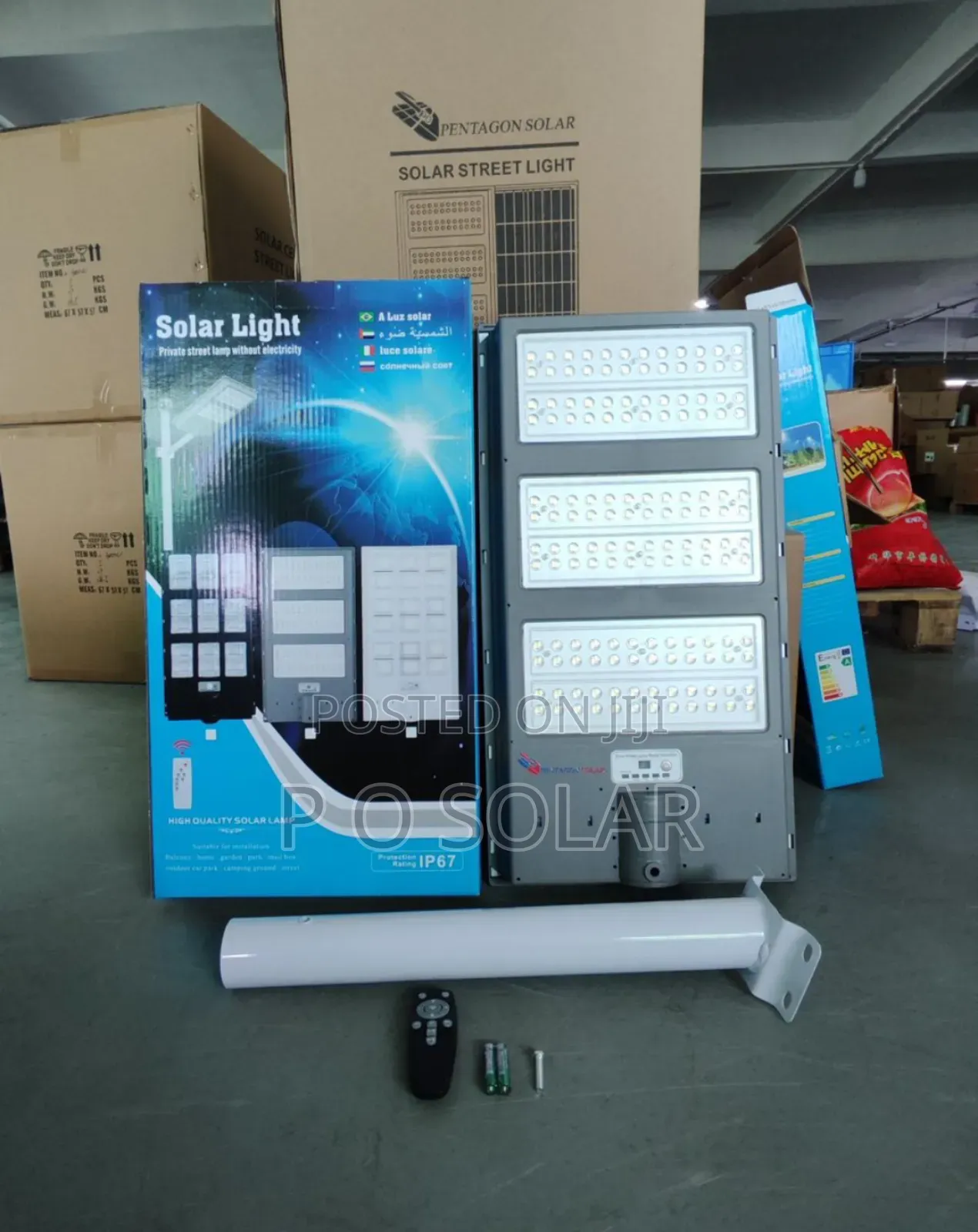 All in Solar Streets Light 3 Bold Line