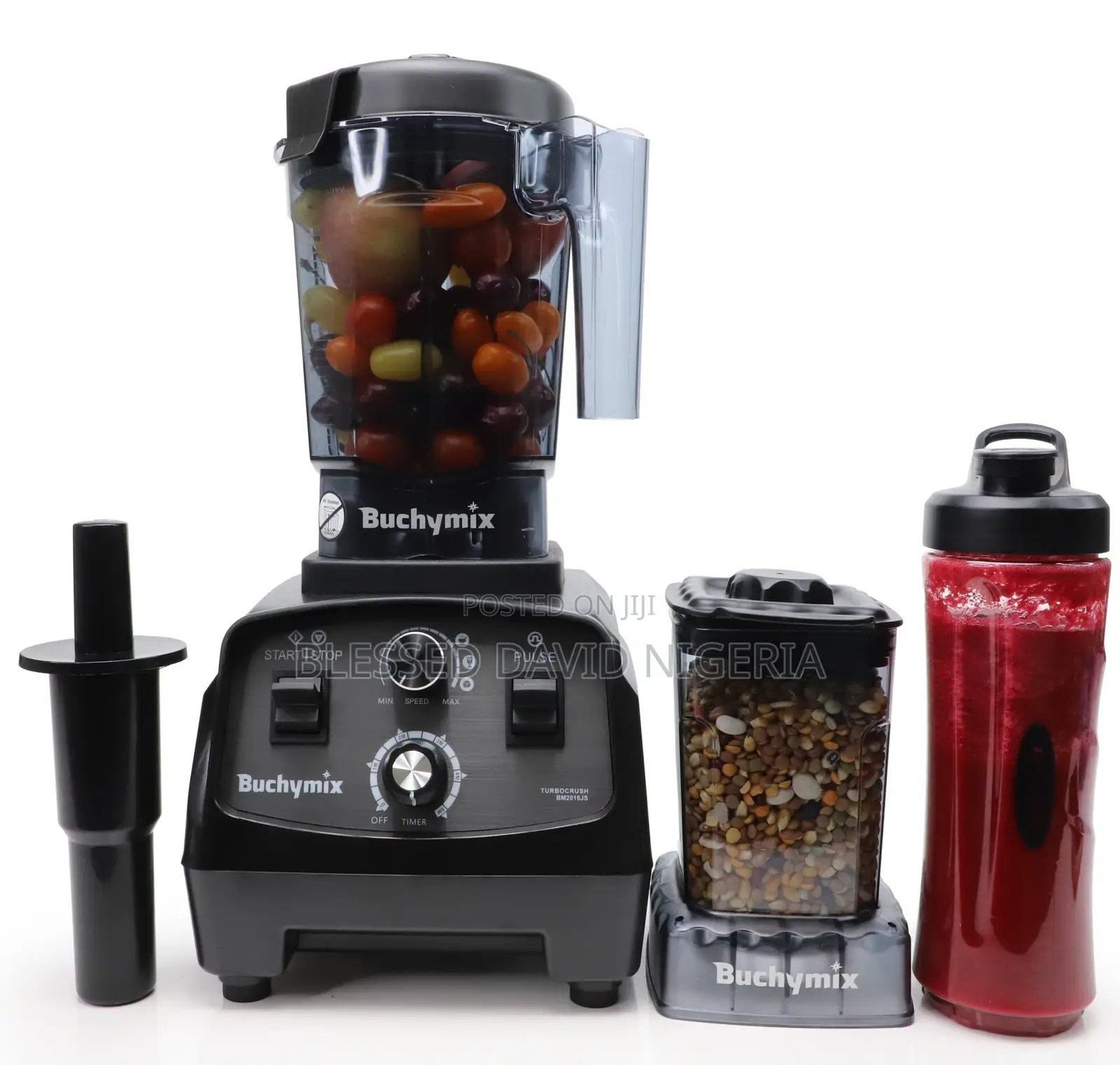 Buchymix Super Upgraded 3-in-1 Turbocrush High Blender Bx250