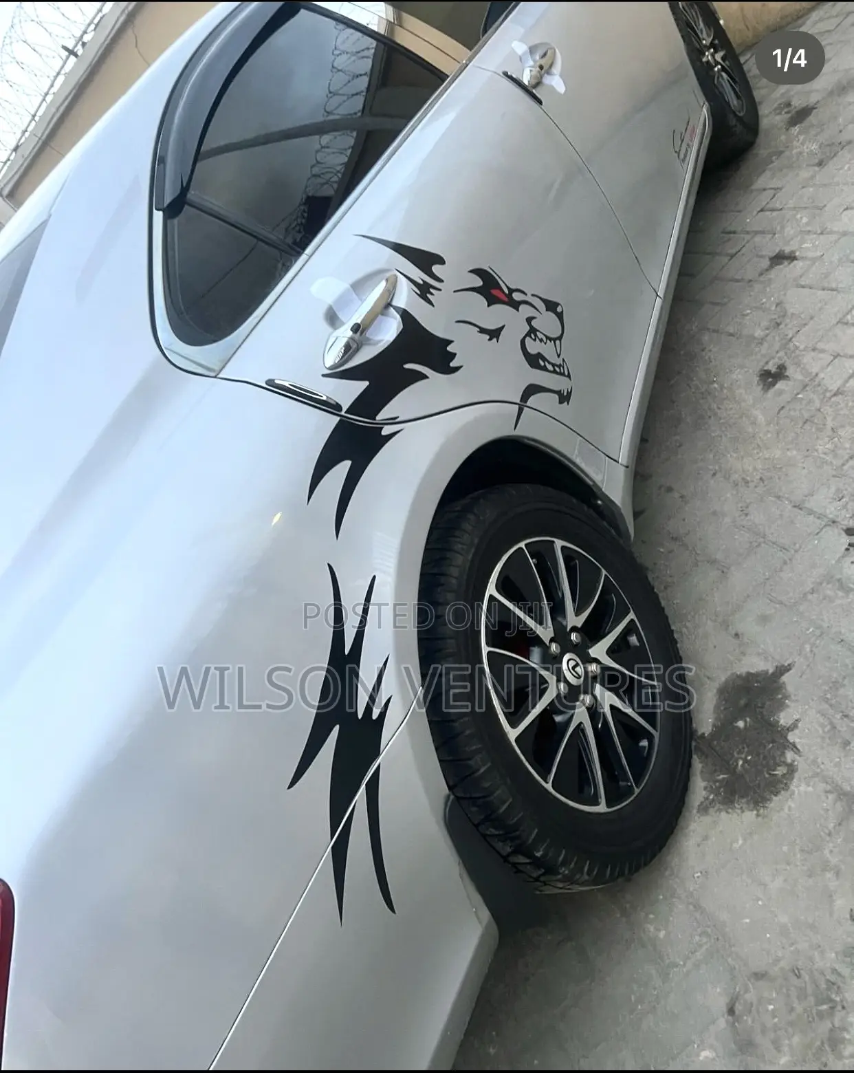 Car Body Sticker Black