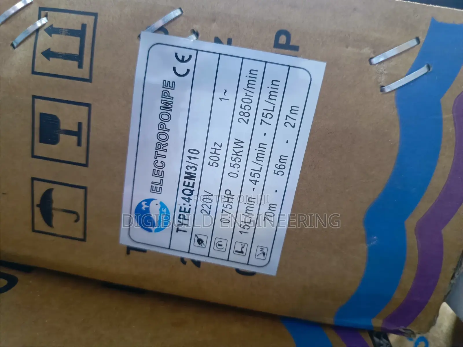 0.75hp Whale Submersible Borehole Water Pump