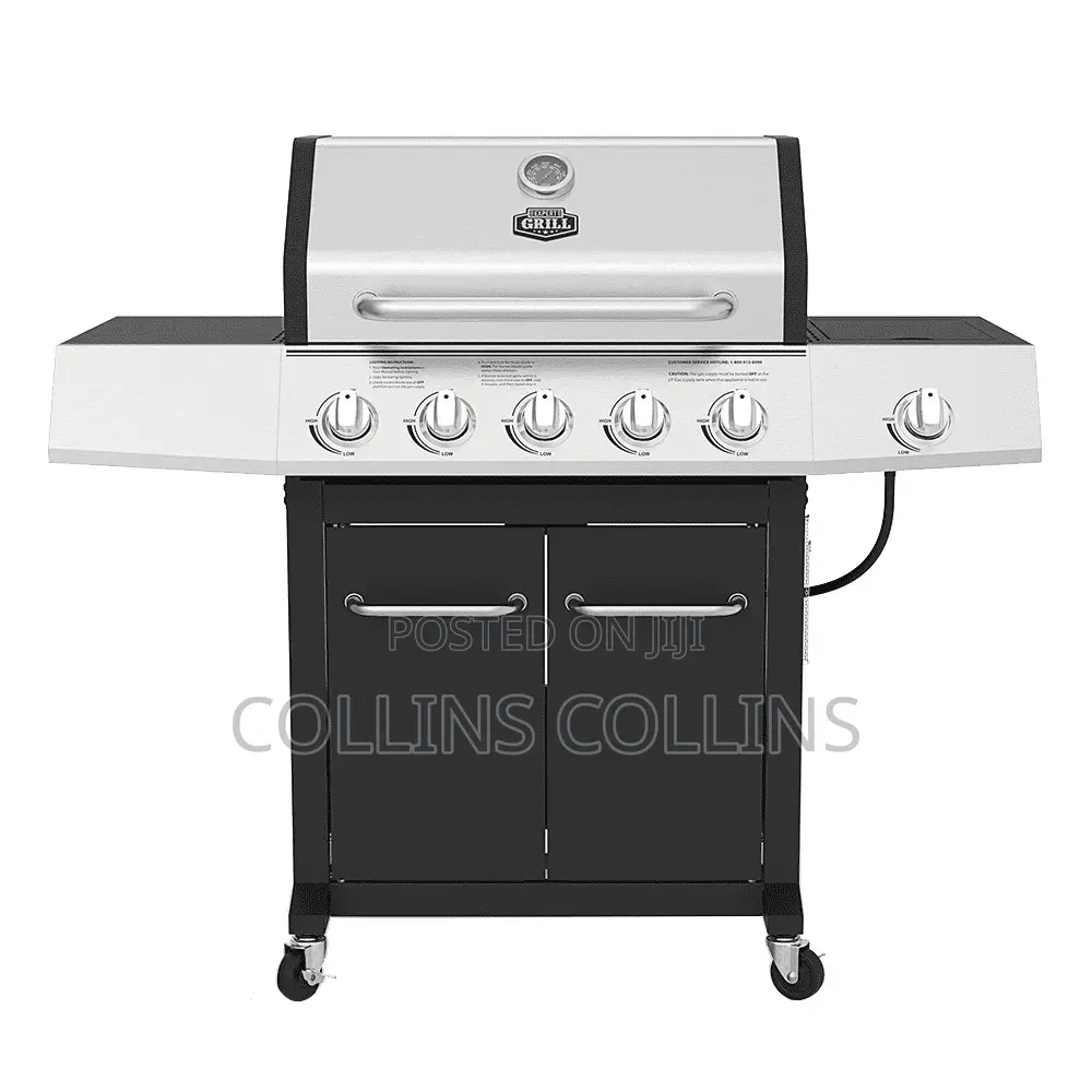Gas Grill With 2 Door Cabinet