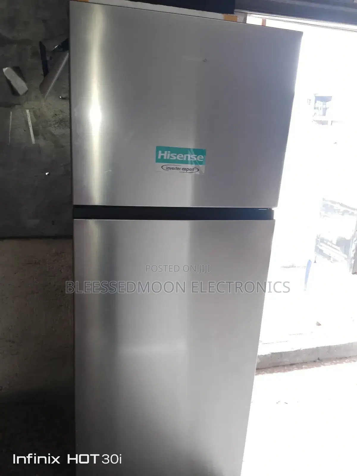 Hisense Inverter Standing Fridge Double Door 3 Years Garanty