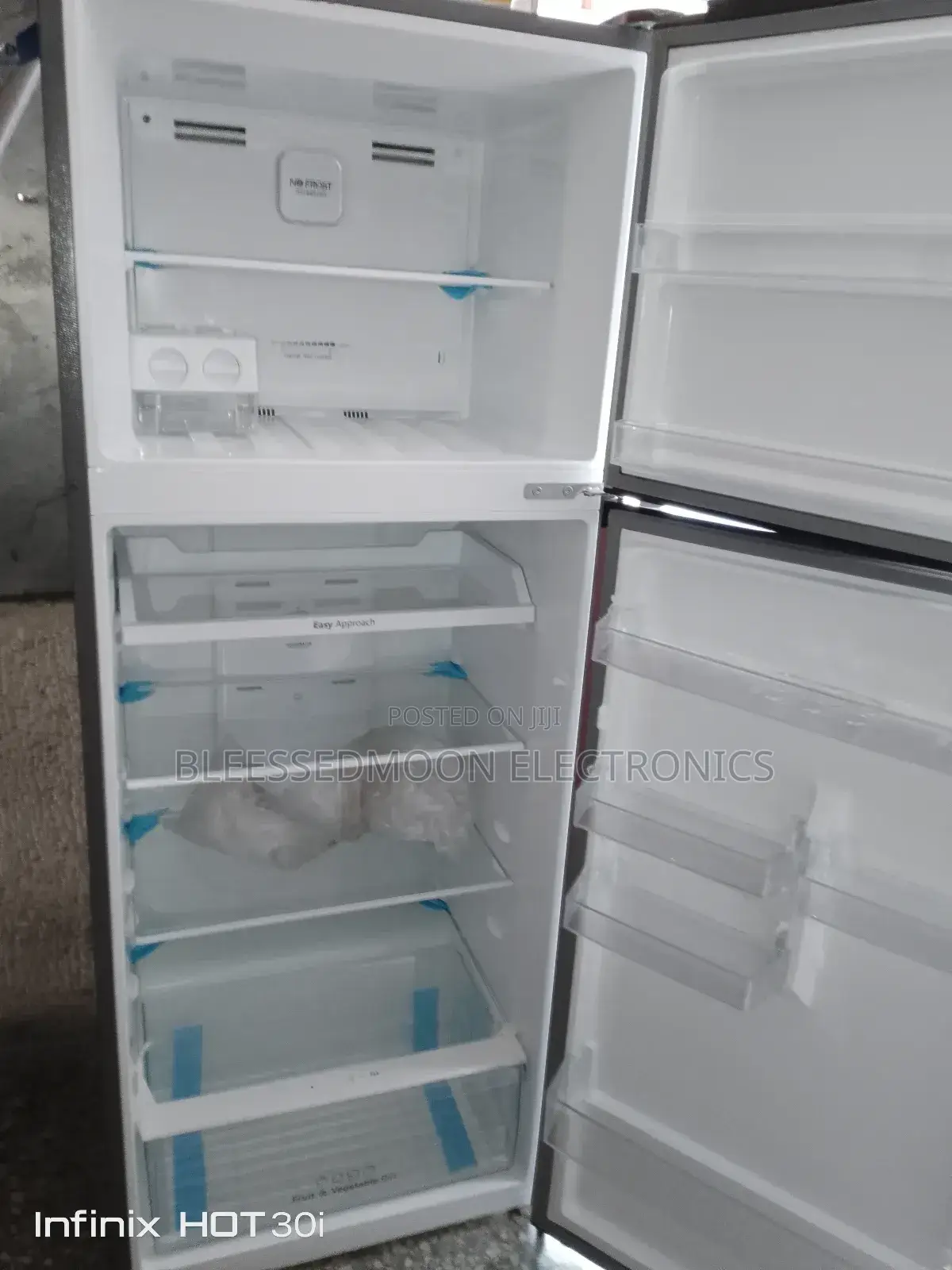 Hisense Inverter Standing Fridge Double Door 3 Years Garanty