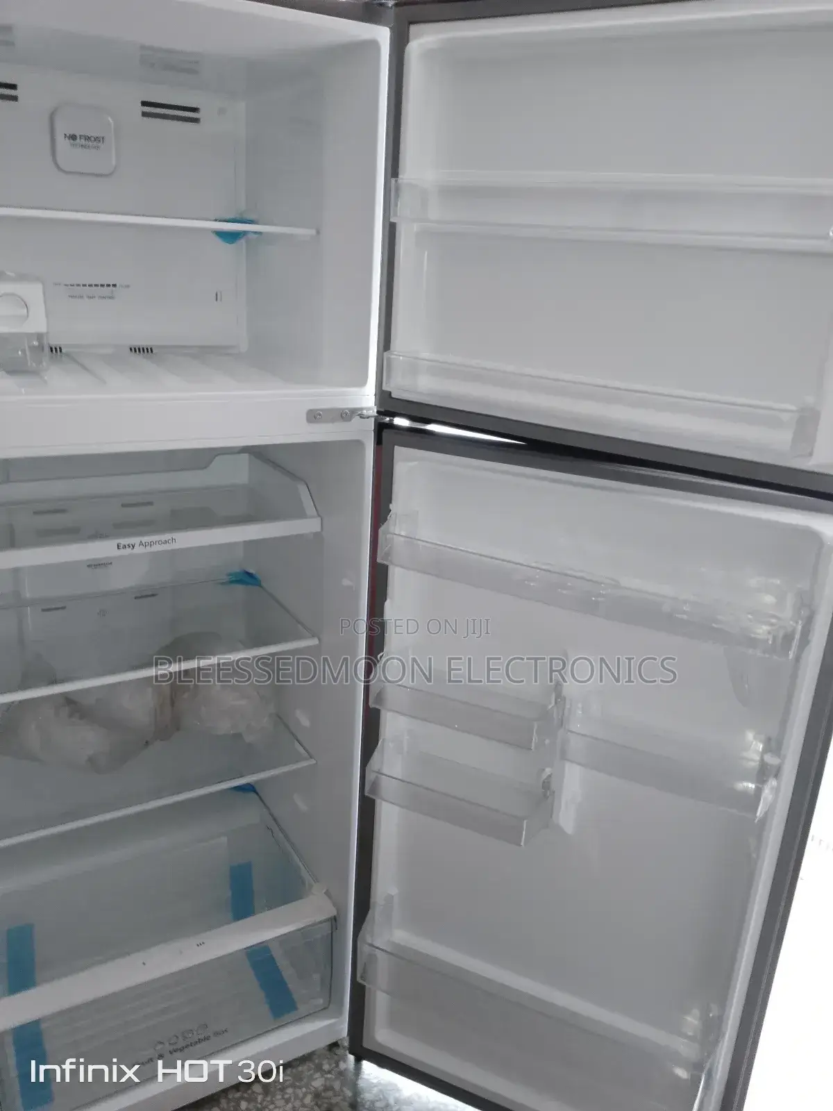 Hisense Inverter Standing Fridge Double Door 3 Years Garanty