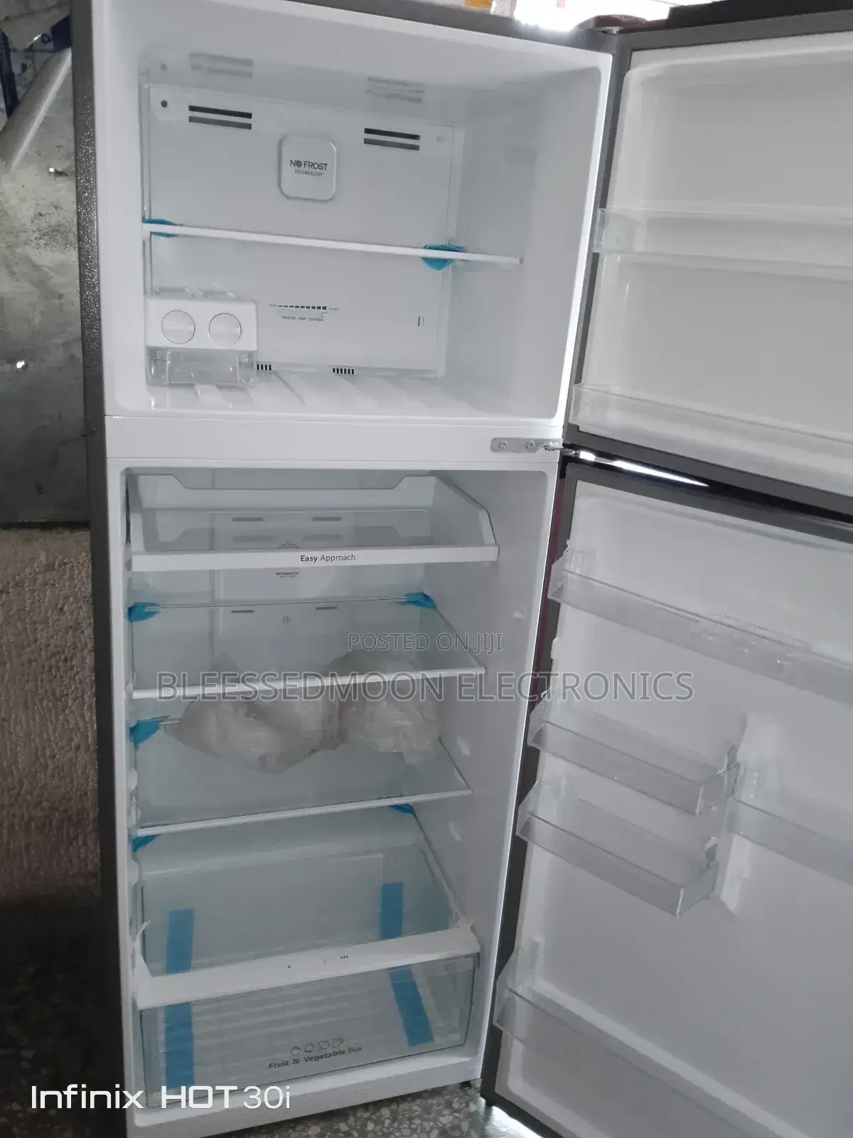 Hisense Inverter Standing Fridge Double Door 3 Years Garanty