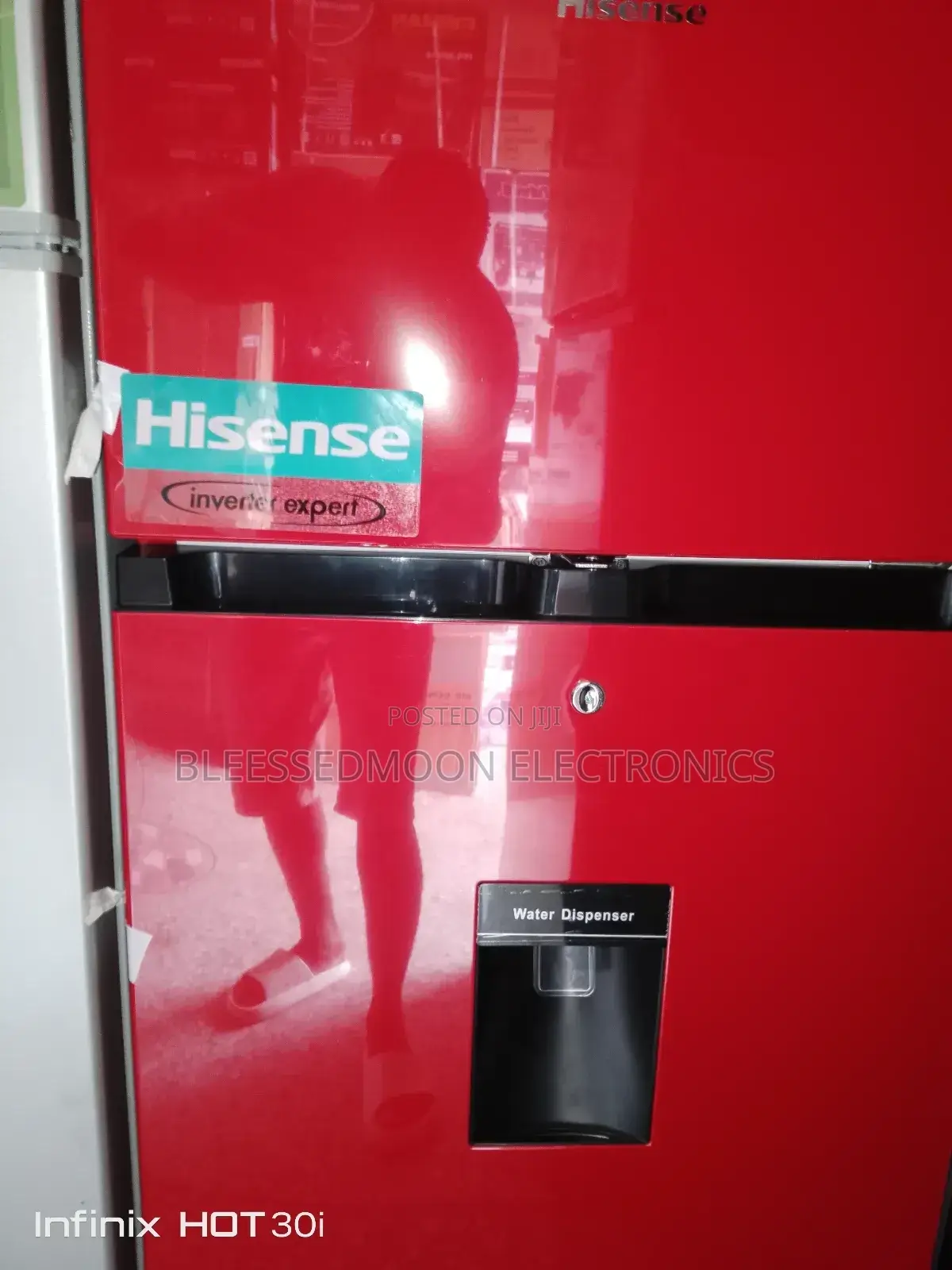 Hisense Inverter Standing Fridge Double Door 3 Years Warrant
