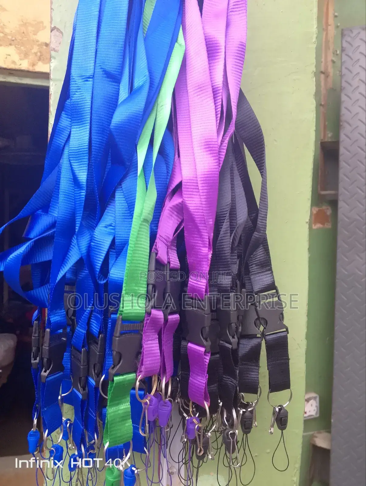 Printable I D Card Rope With Big Clips