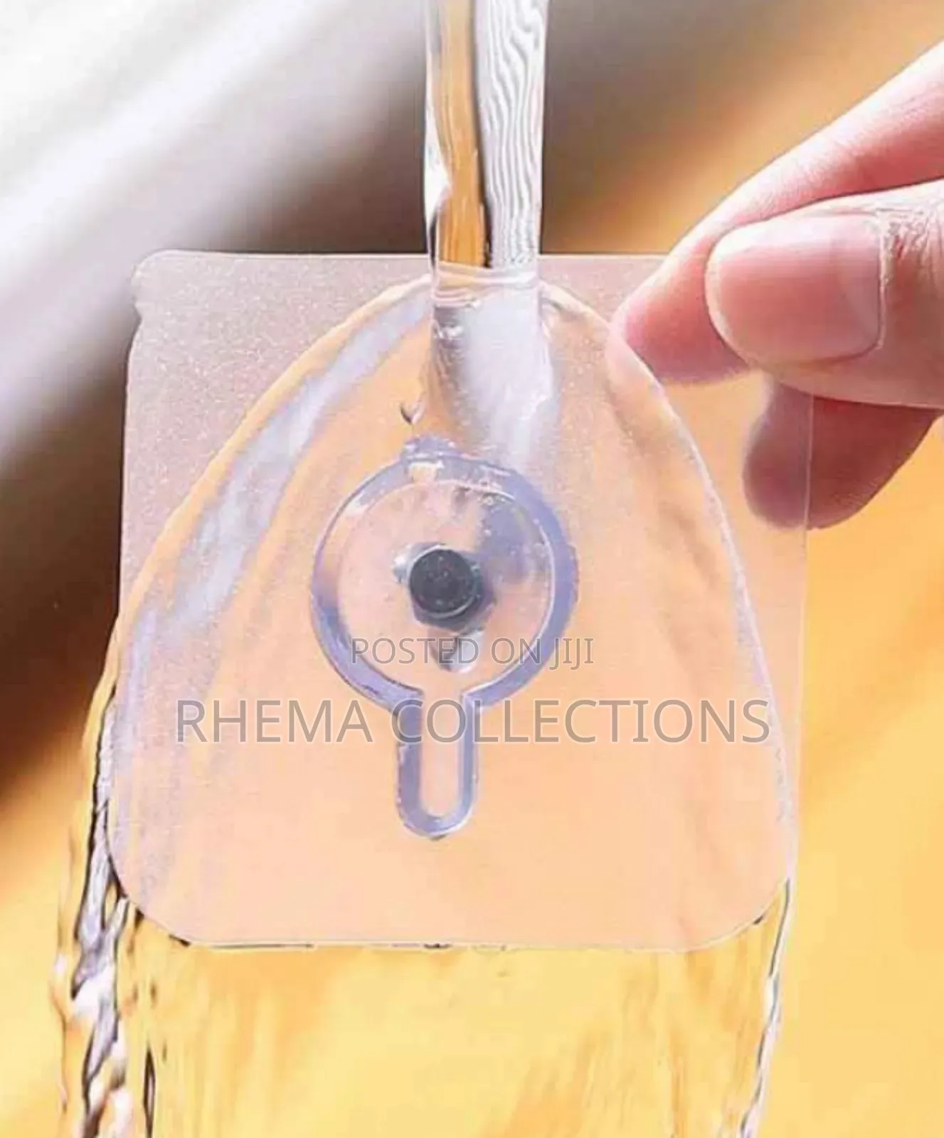 12pcs Adhesive Transparent Wall Hook With Pin