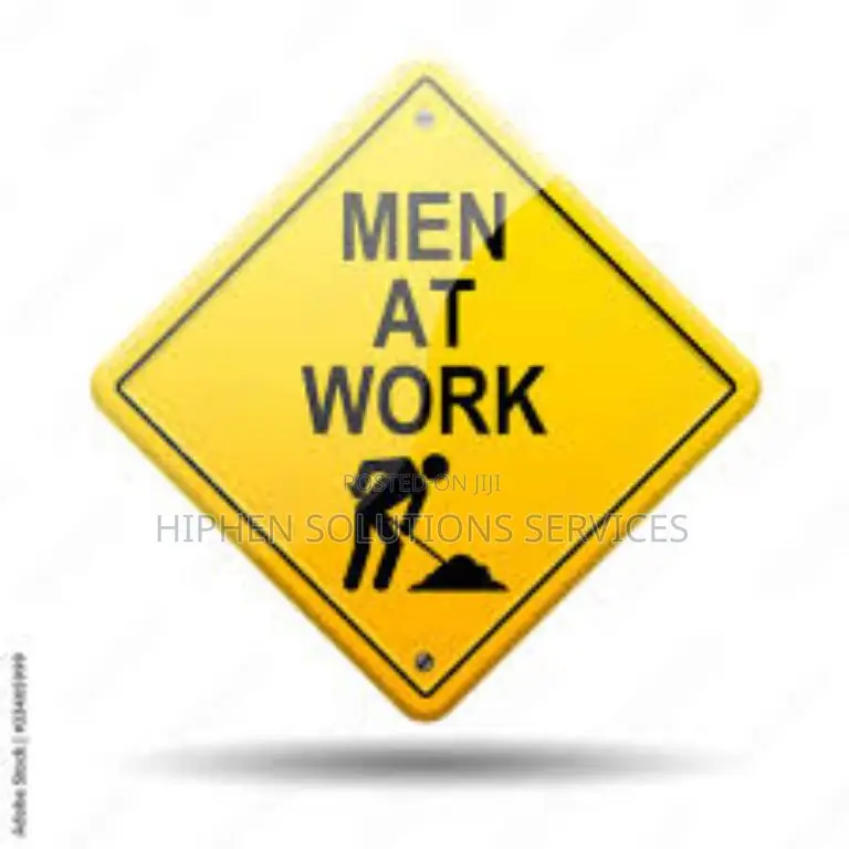 Men At Work Road Works Traffic Sign