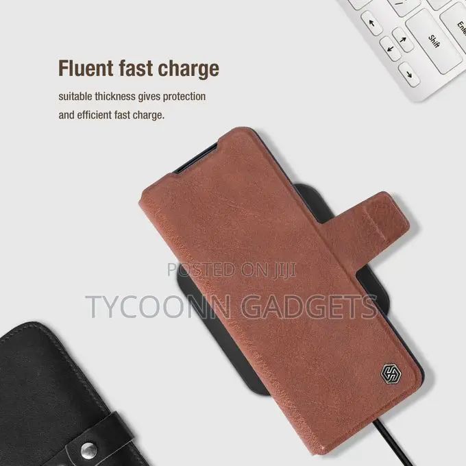 Leather Flip Cover Case for Samsung Z Fold 5 With S Pen