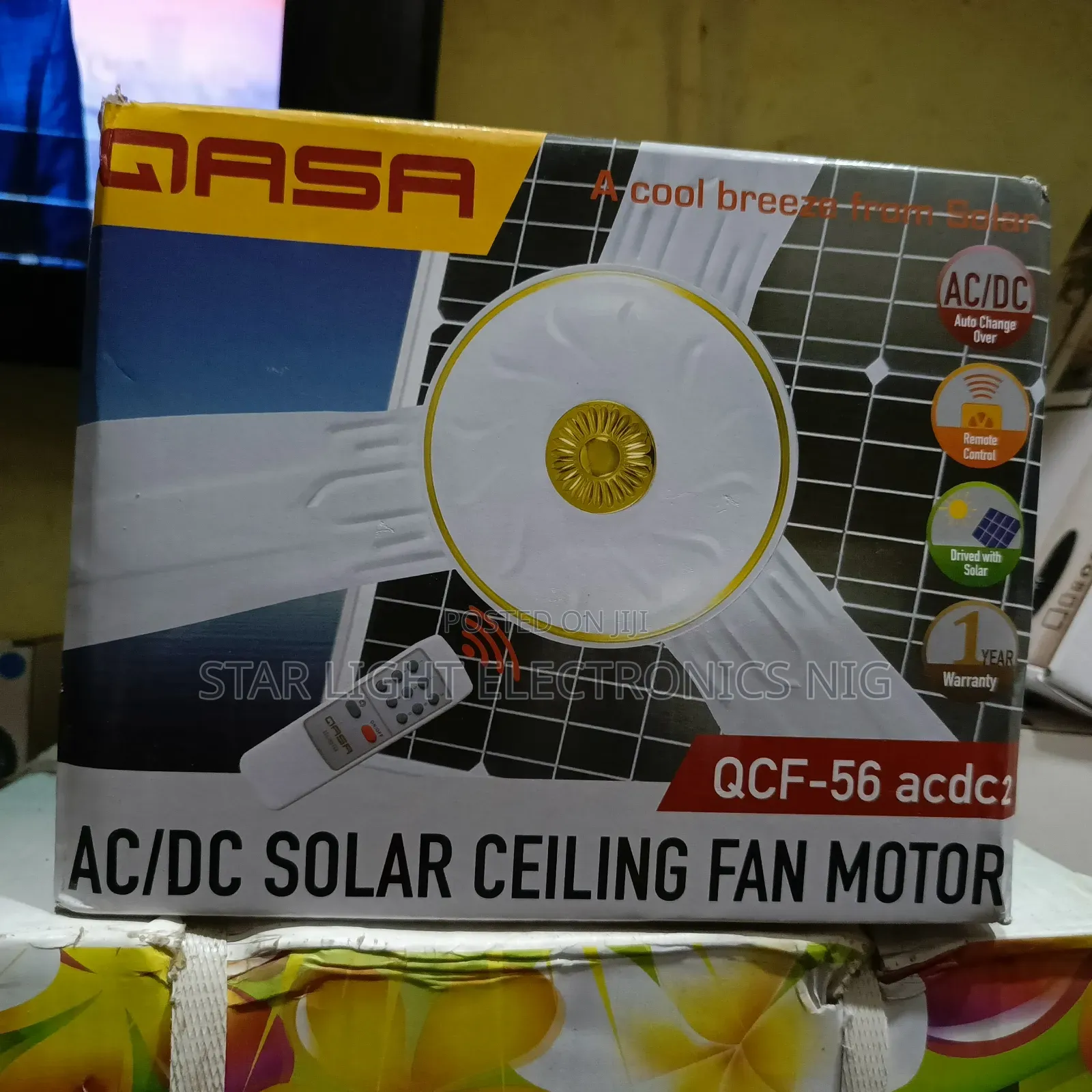 Solar Fan With Remote Control