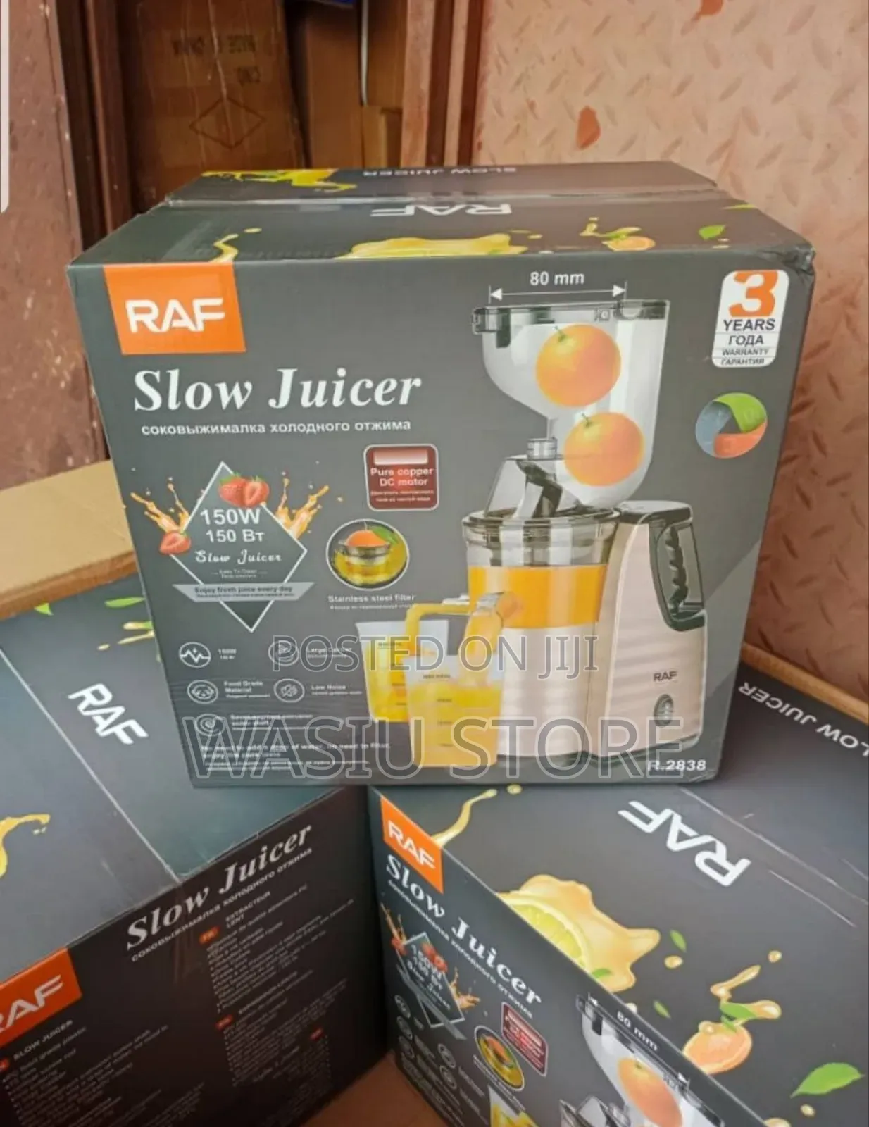 Raf High Quality Slow Juicer - 150w
