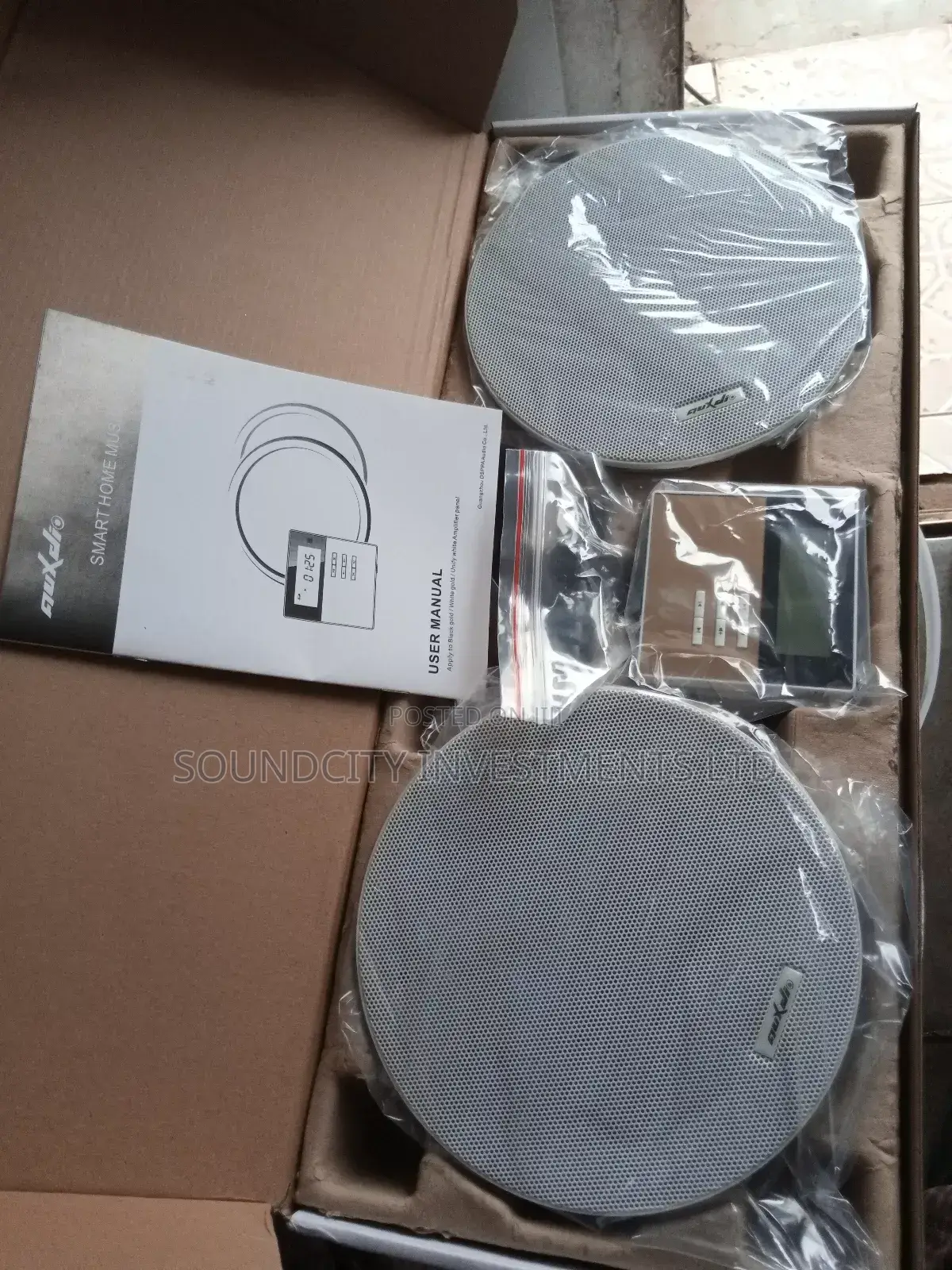 All in 1 Bluetooth Wall Amp With Ceiling Speaker