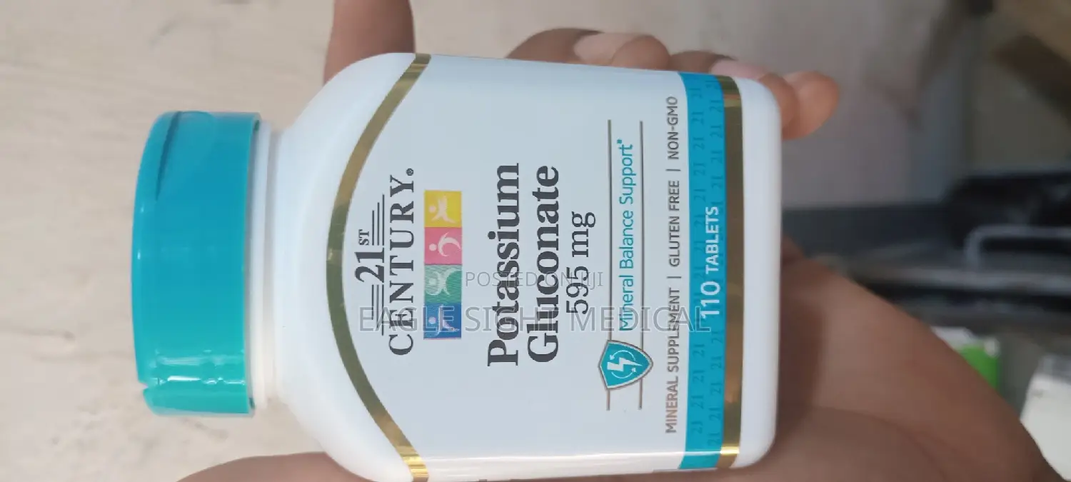 21st Century Potassium Gluconate 595mg