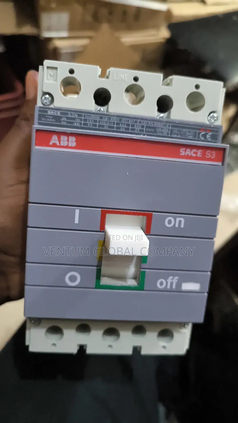 McCb 250A Abb Breaker 3pole