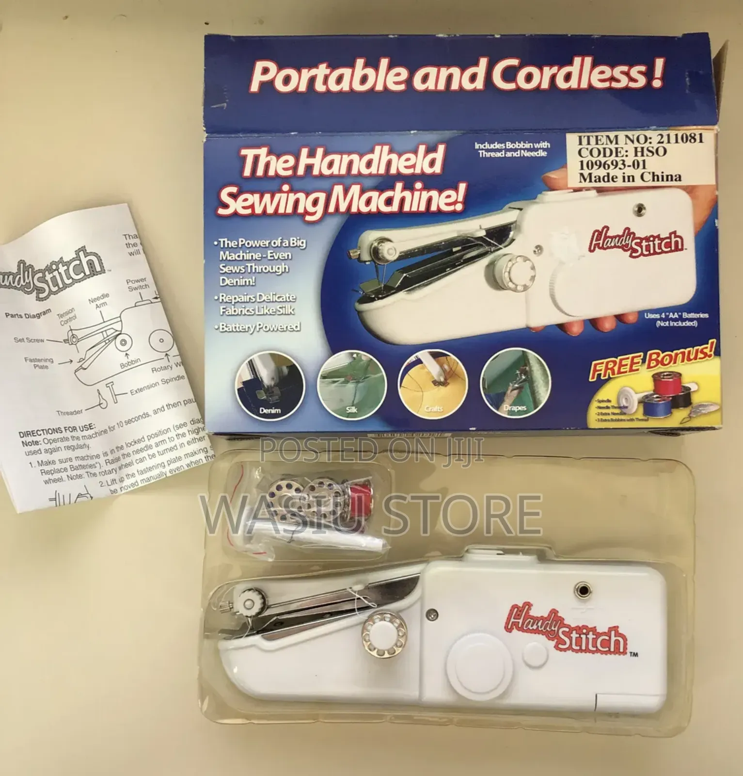 Handy Stitch Portable Handheld Sewing Machine