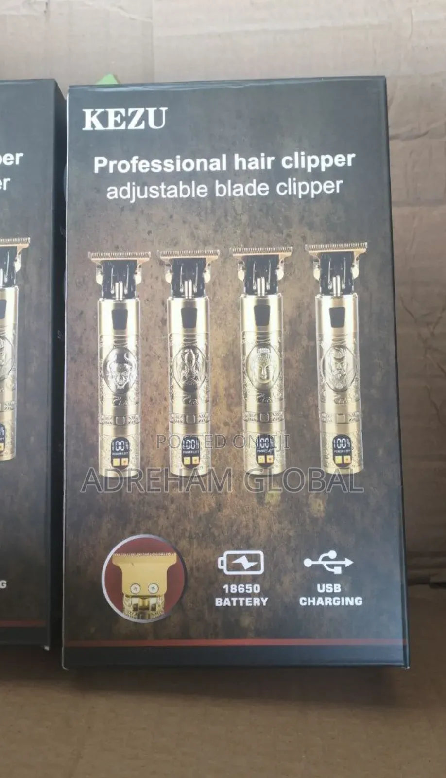 Kezu Rechargeable Professional Hair Clipper Adjustable Blade