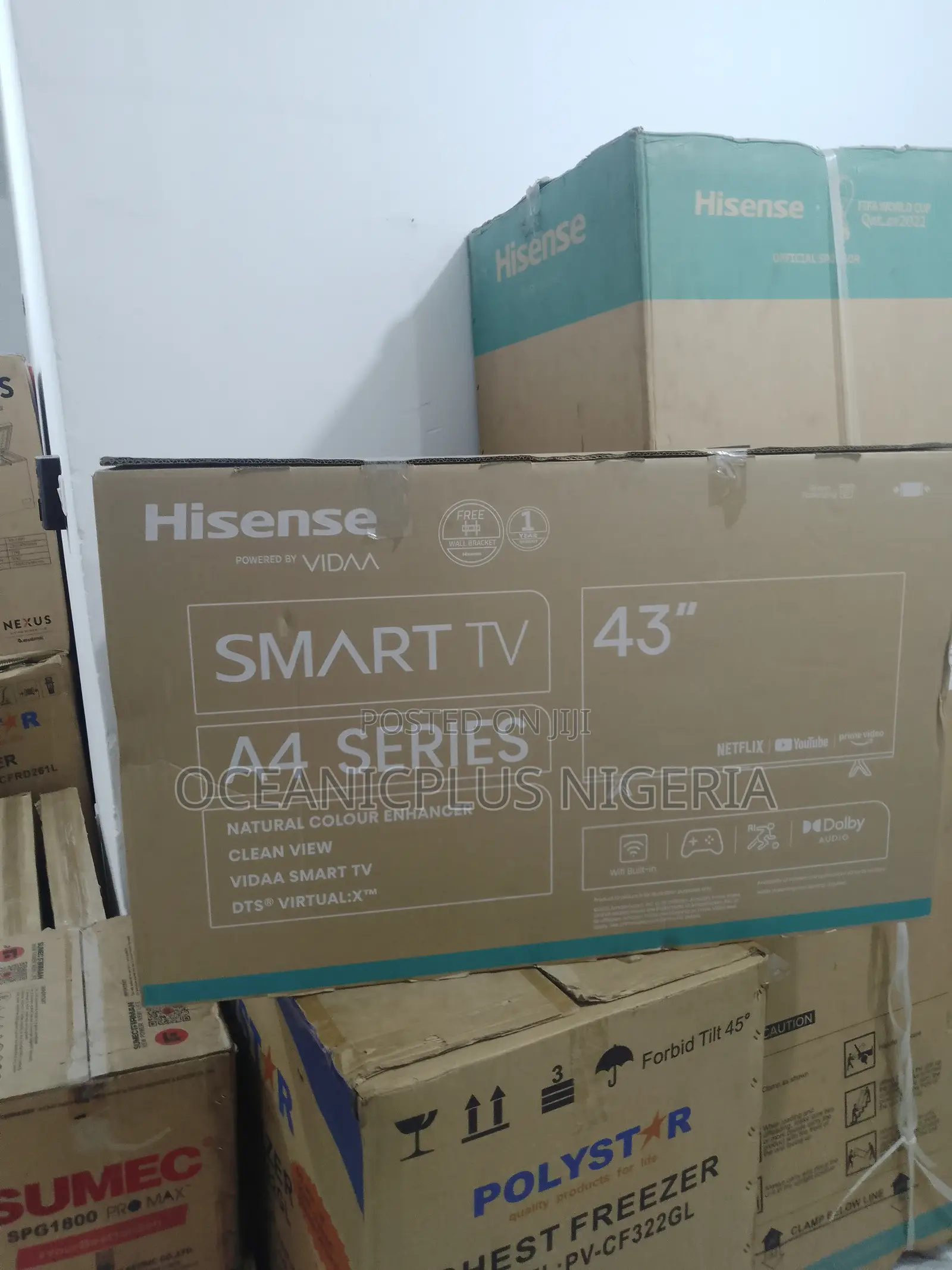 Brand New 43inches Hisense [] Smart-Led Television