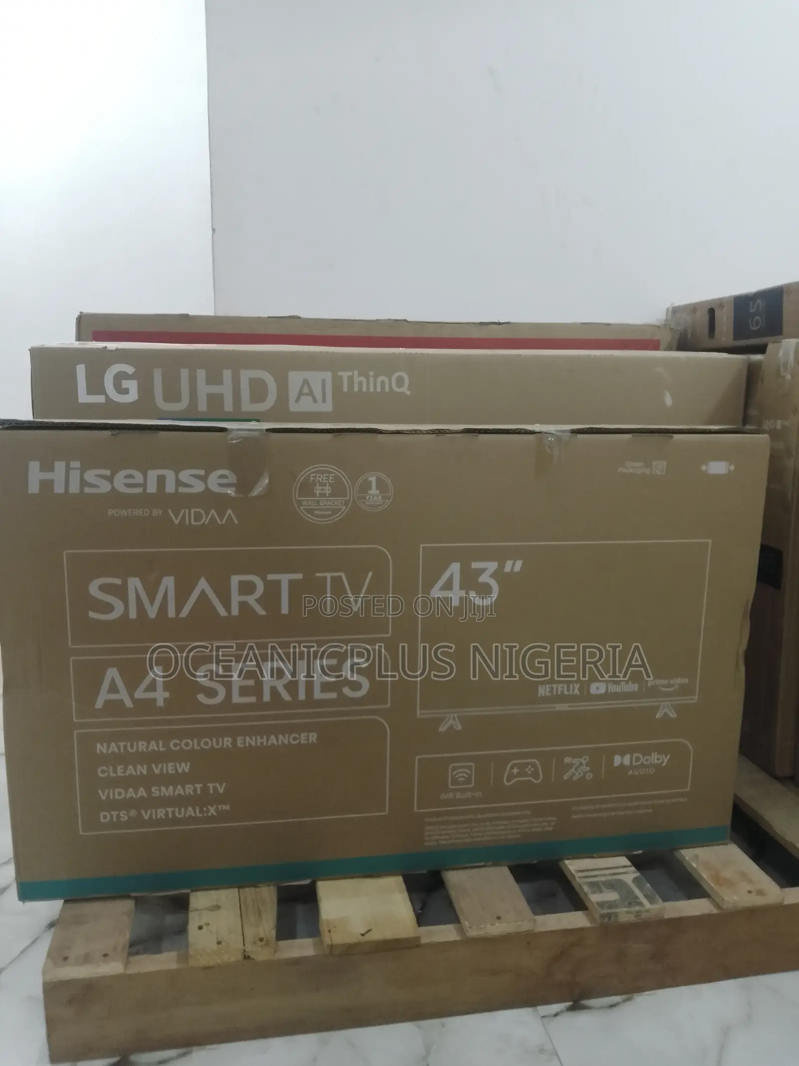 Custome-Most-Preferred 43inches Hisense Smart [Led]Tv