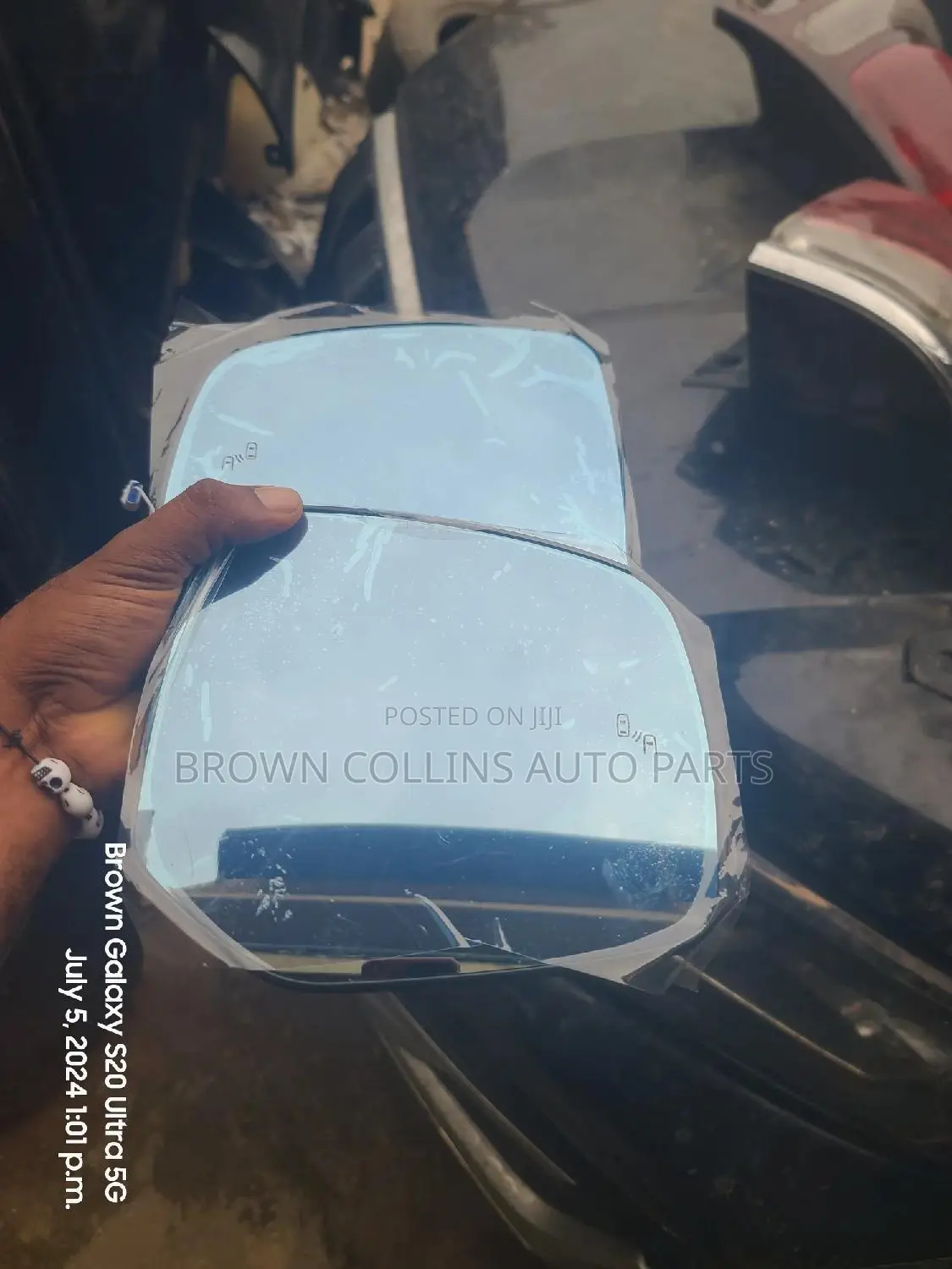 Side Mirror Glasses Landcruiser 2022-2024 With BSM Sensors