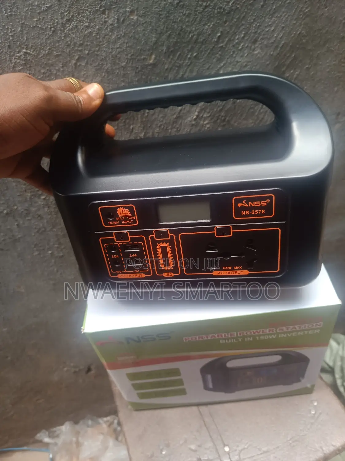 Original Portable Power Station With 150w Inverter