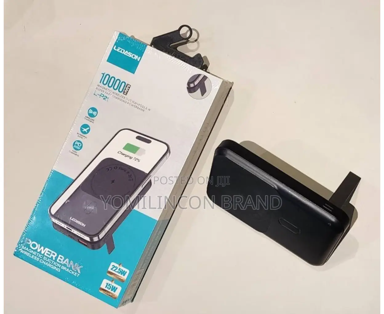 Ledason L-P21 Power Bank With Magnetic Wireless Charger -