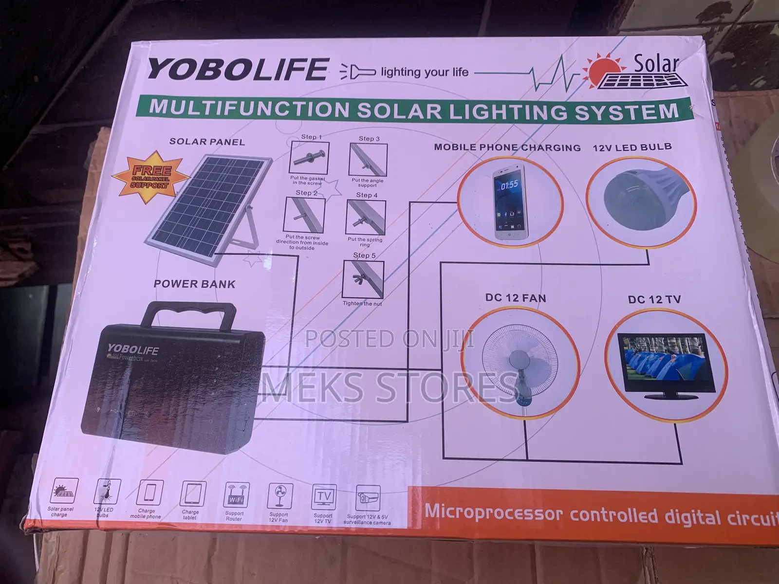 Yobolife Multifunctional Solar Lighting System