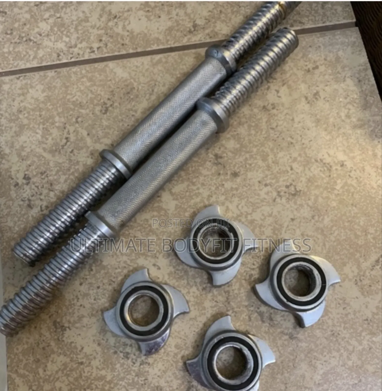 Brand New Stainless Dumbbell Barbell Handle Bar