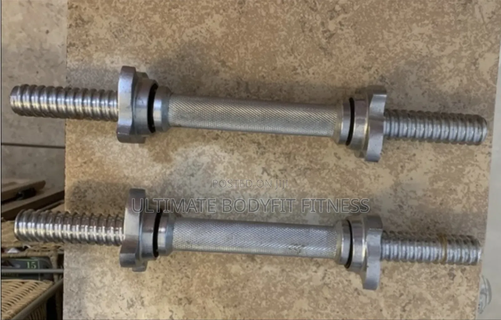 Brand New Stainless Dumbbell Barbell Handle Bar