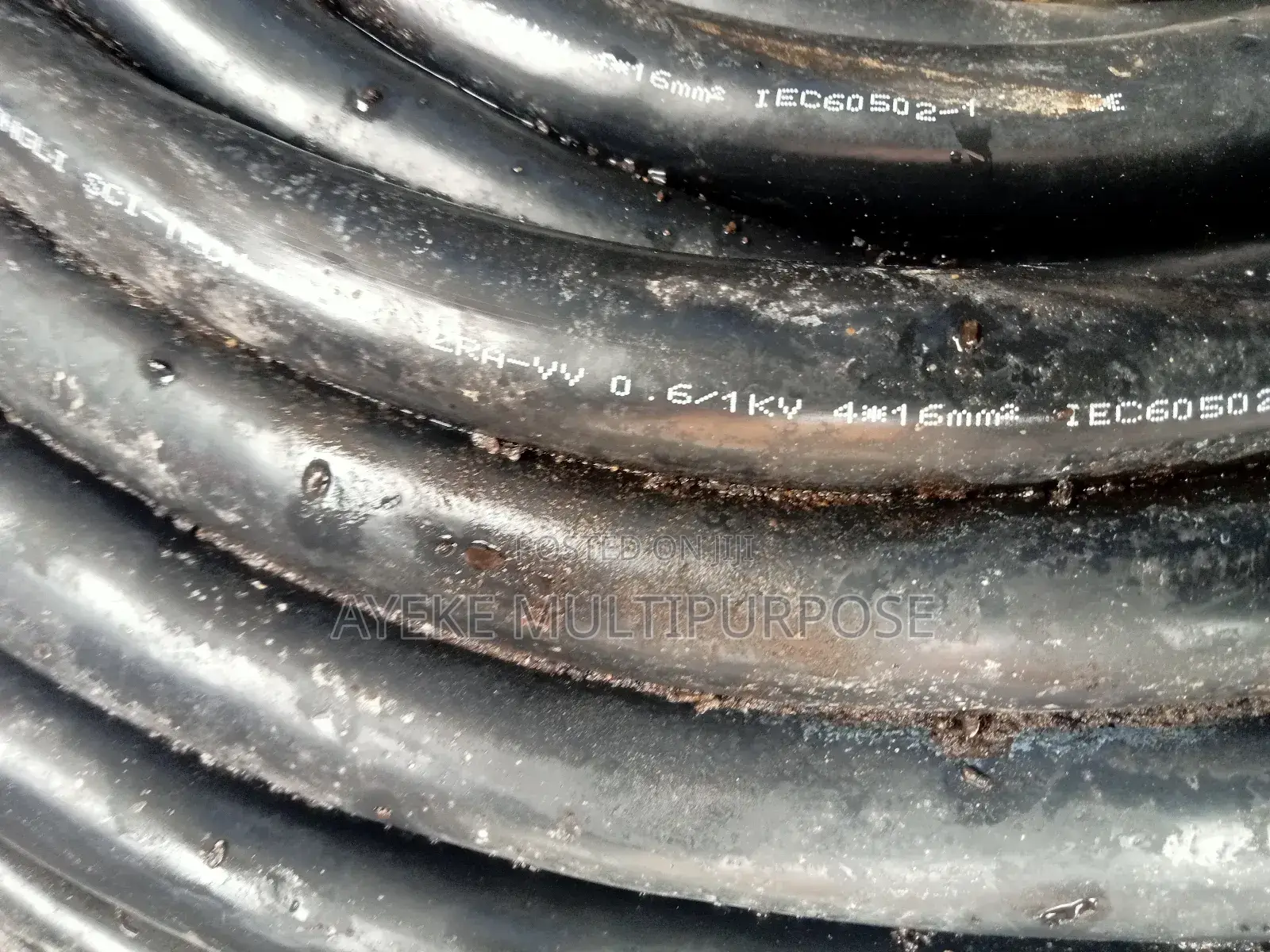 16mm X 4 Core Flexible Control and Power Cable