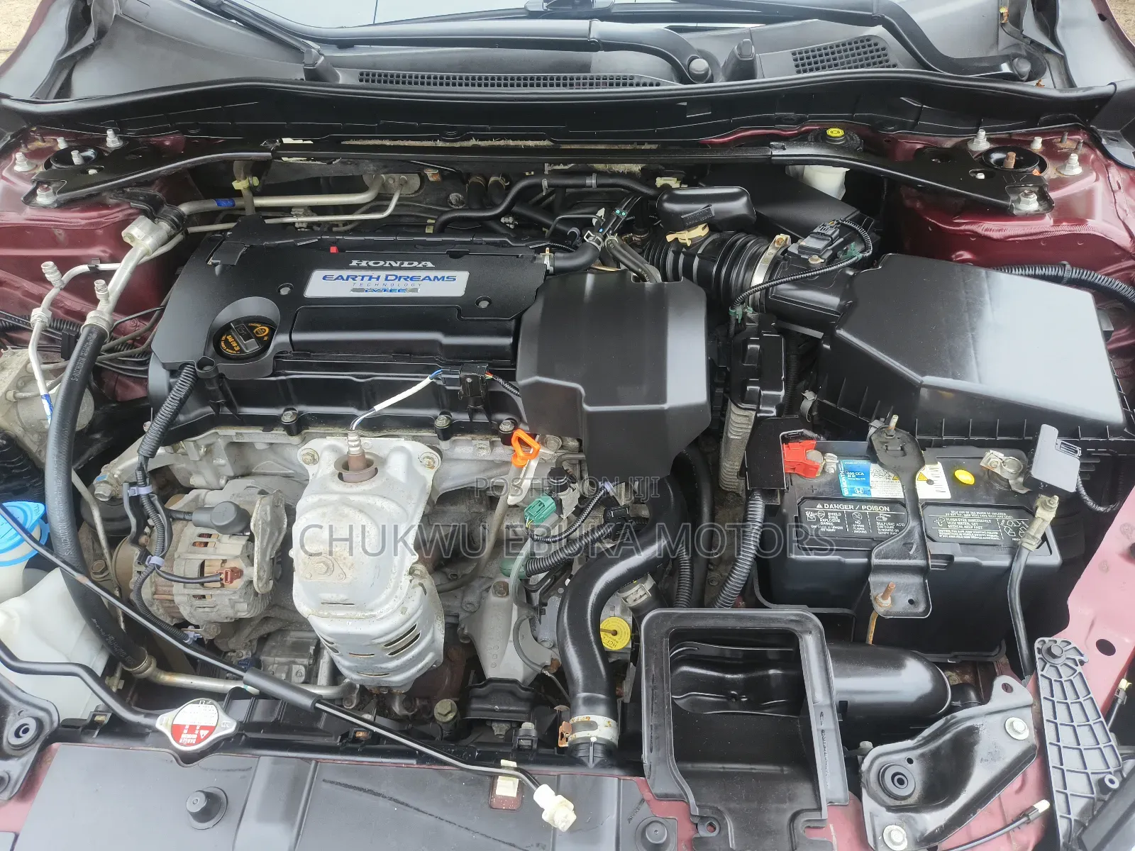 Honda Accord EX-L 4dr Sedan (2.4L 4cyl CVT) 2014 Red