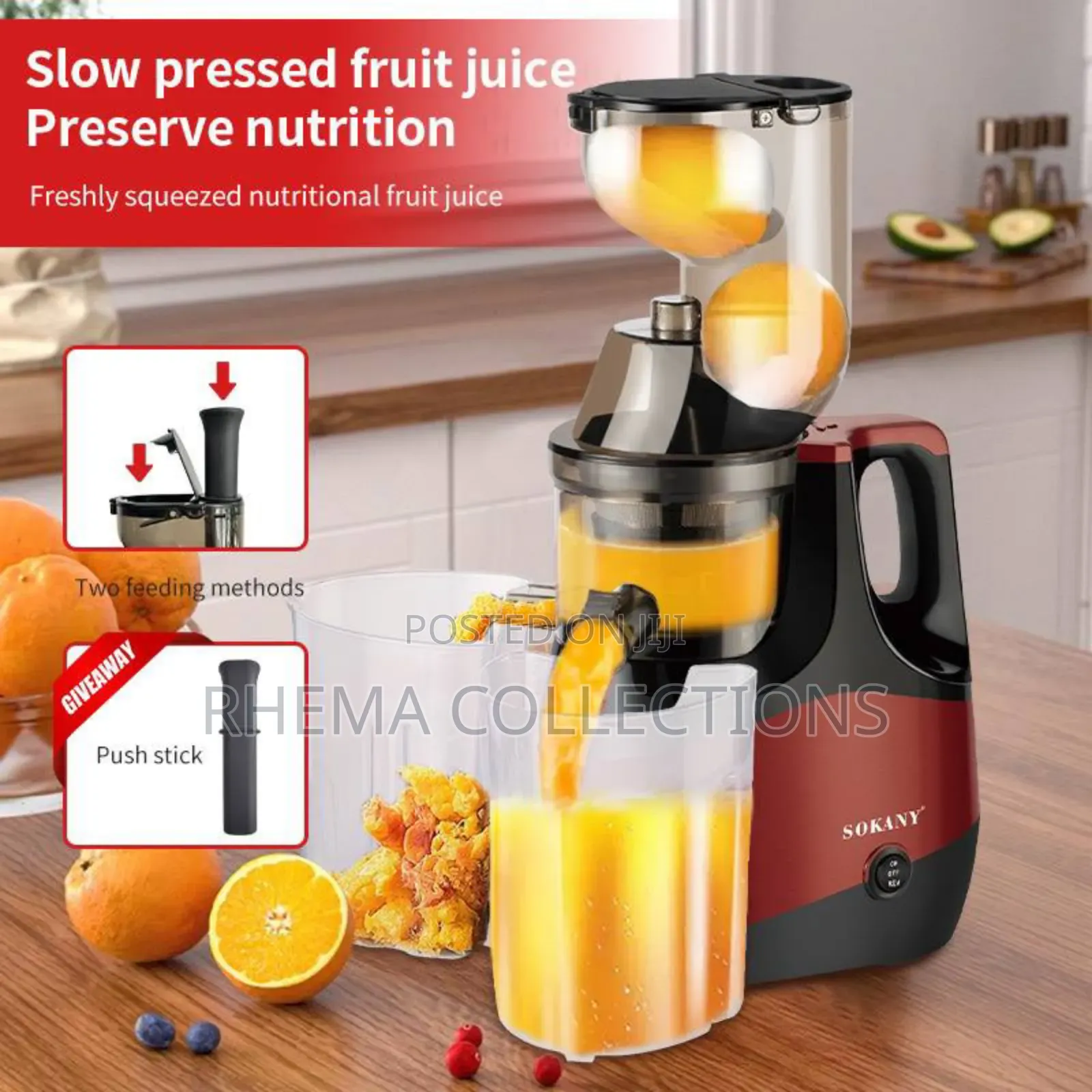 Sokany 500watt Slow Juicer