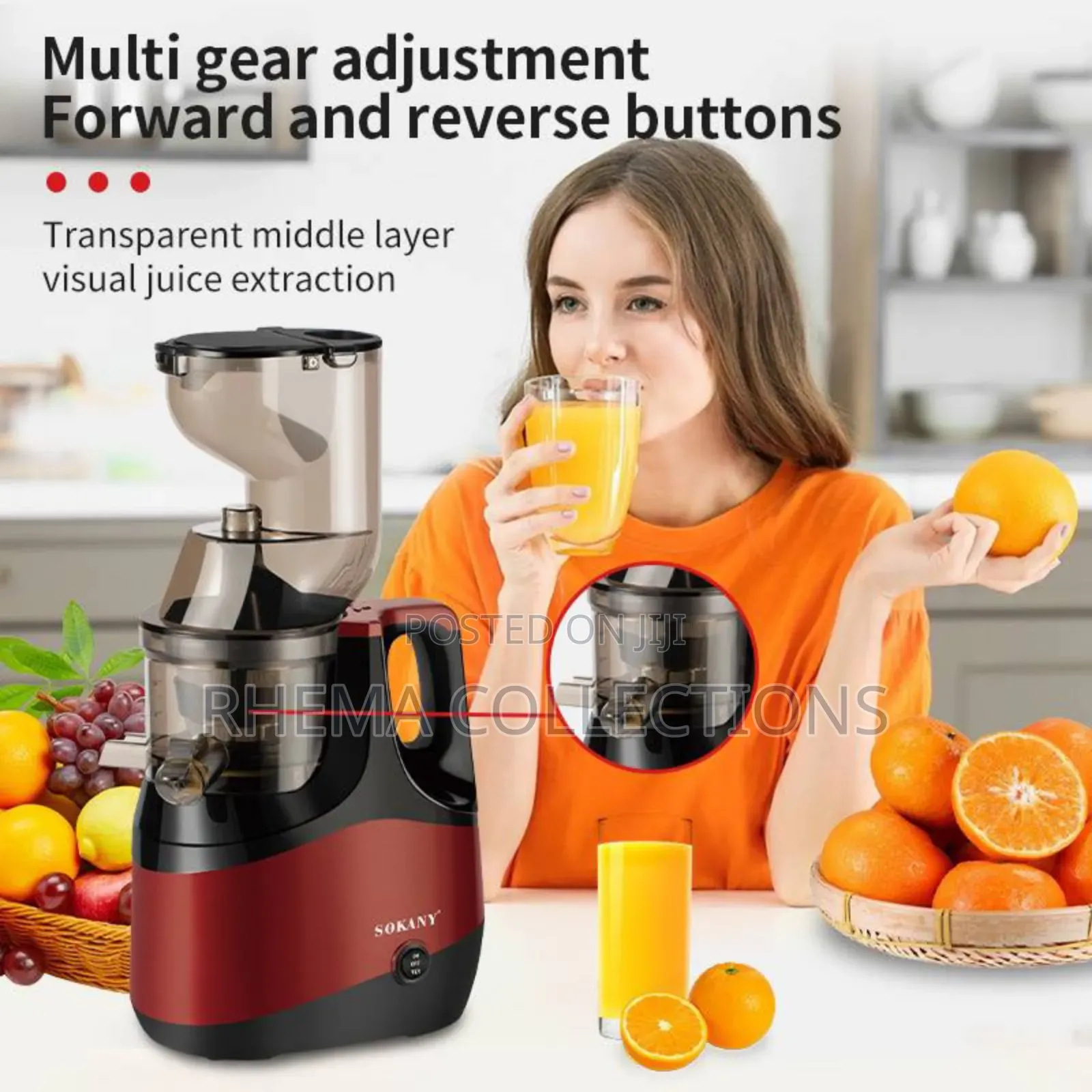 Sokany 500watt Slow Juicer