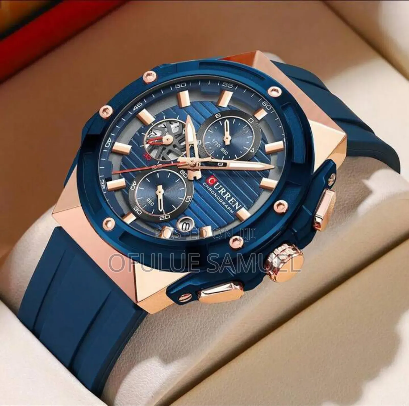 Curren Rubber Strap Wristwatch
