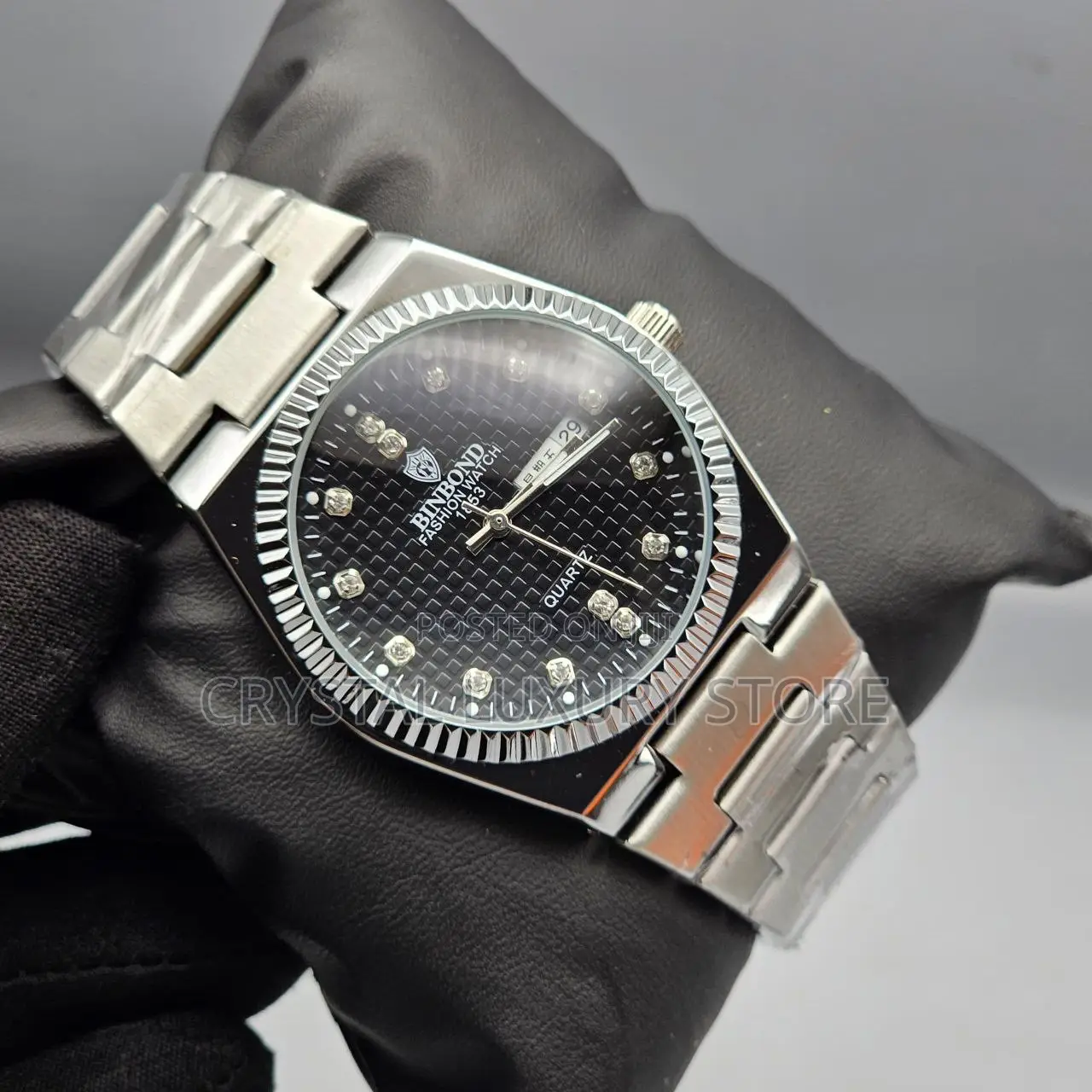 Binbond Quality Luxury Men Chain Wristwatch