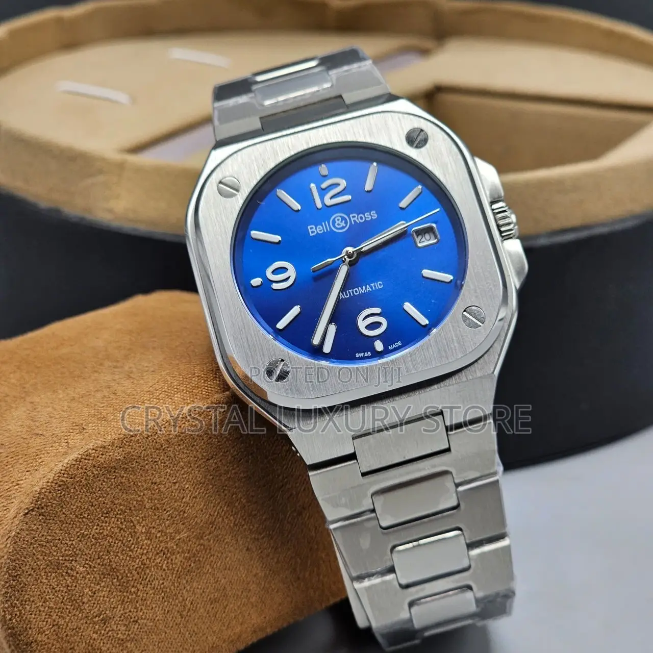 Bell ,Rose Quality Luxury Men Chain Wristwatch