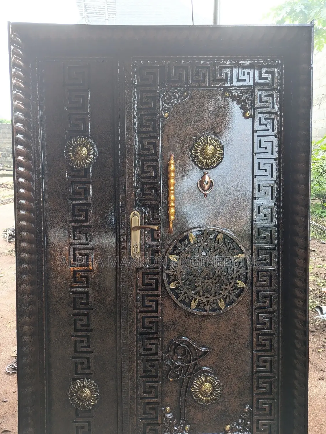 Double Door Wrought Iron