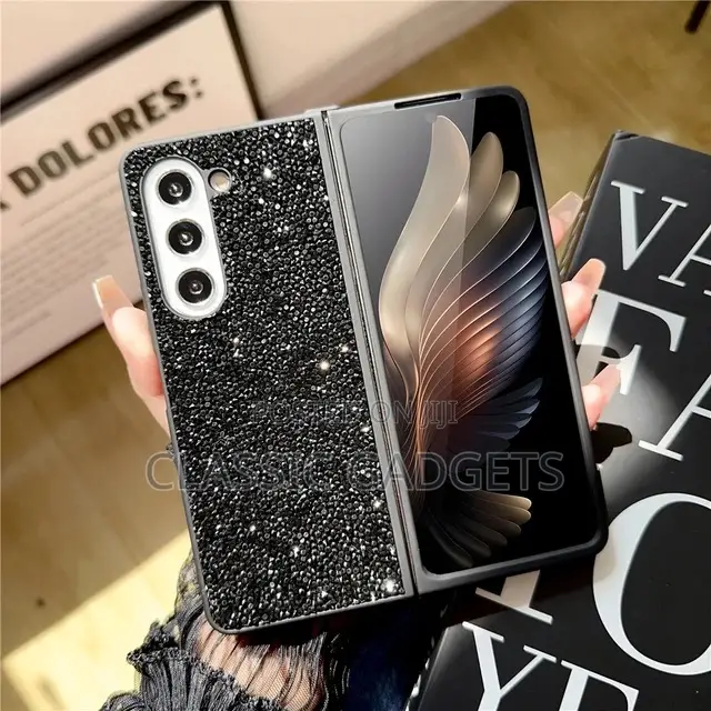 Luxury Bling Glitter Slim Phone Cover for Galaxy Zfold 5,4,3