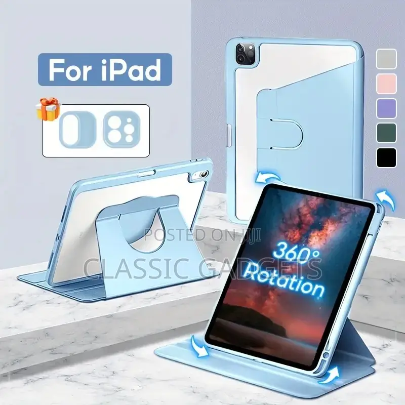 360 Rotating Cover for iPad Pro 11” / Air 11” M2/M4 (2024)