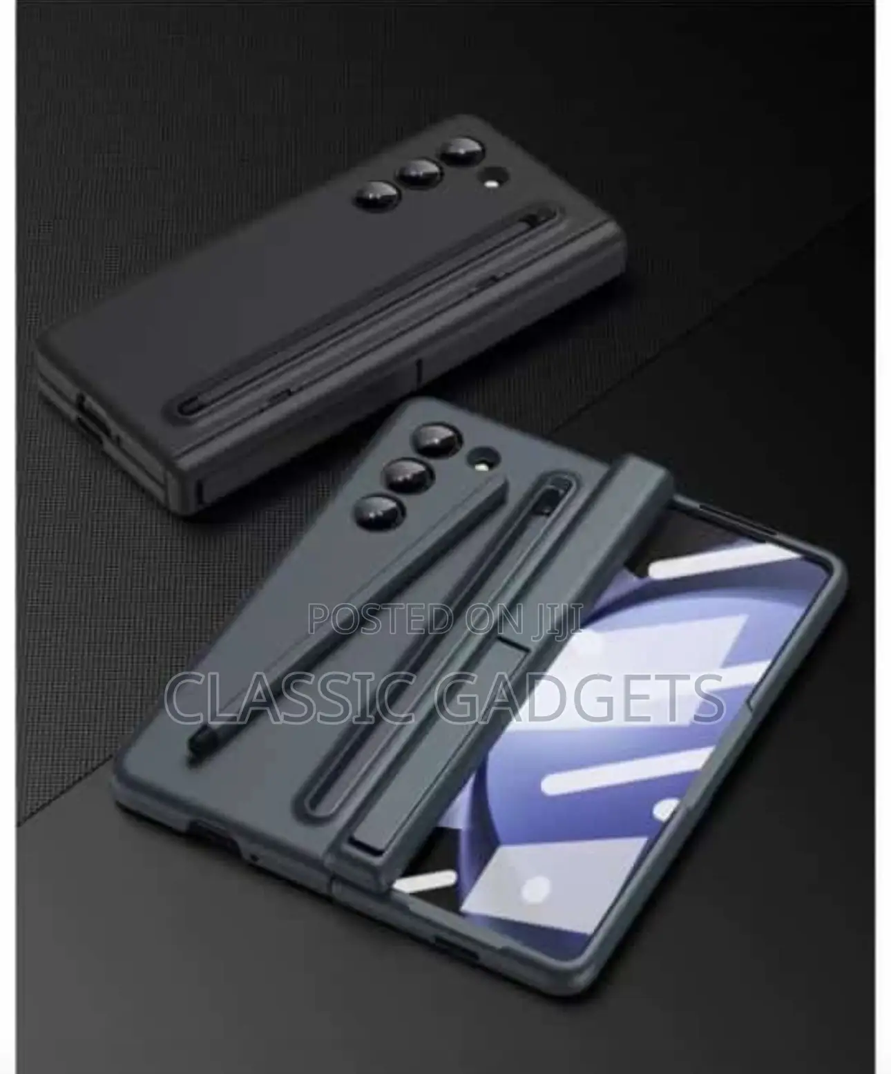 Luxurious Shockproof Case With a Pen for Galaxy Z Fold 5,4,3